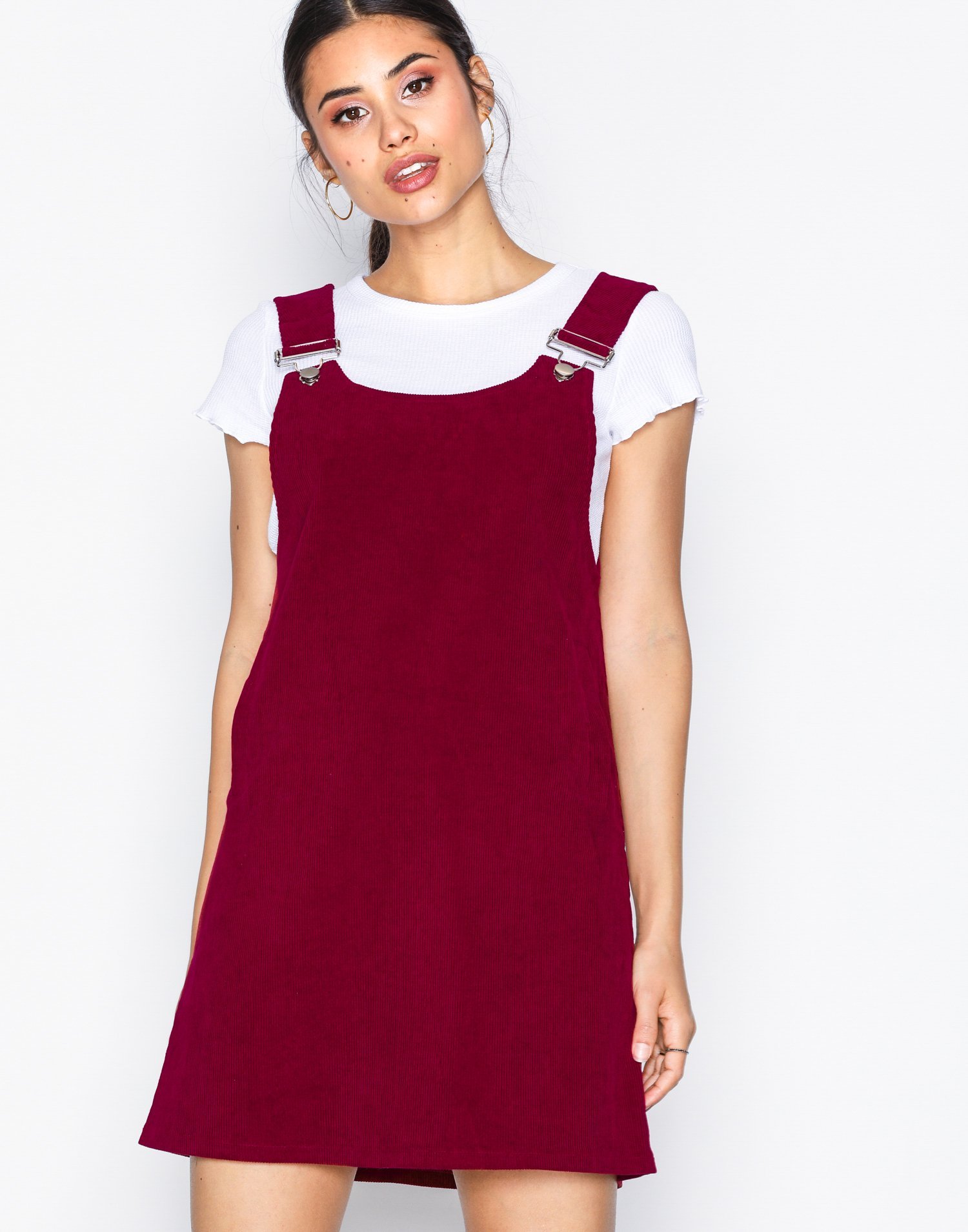 Cord Pinafore Dress