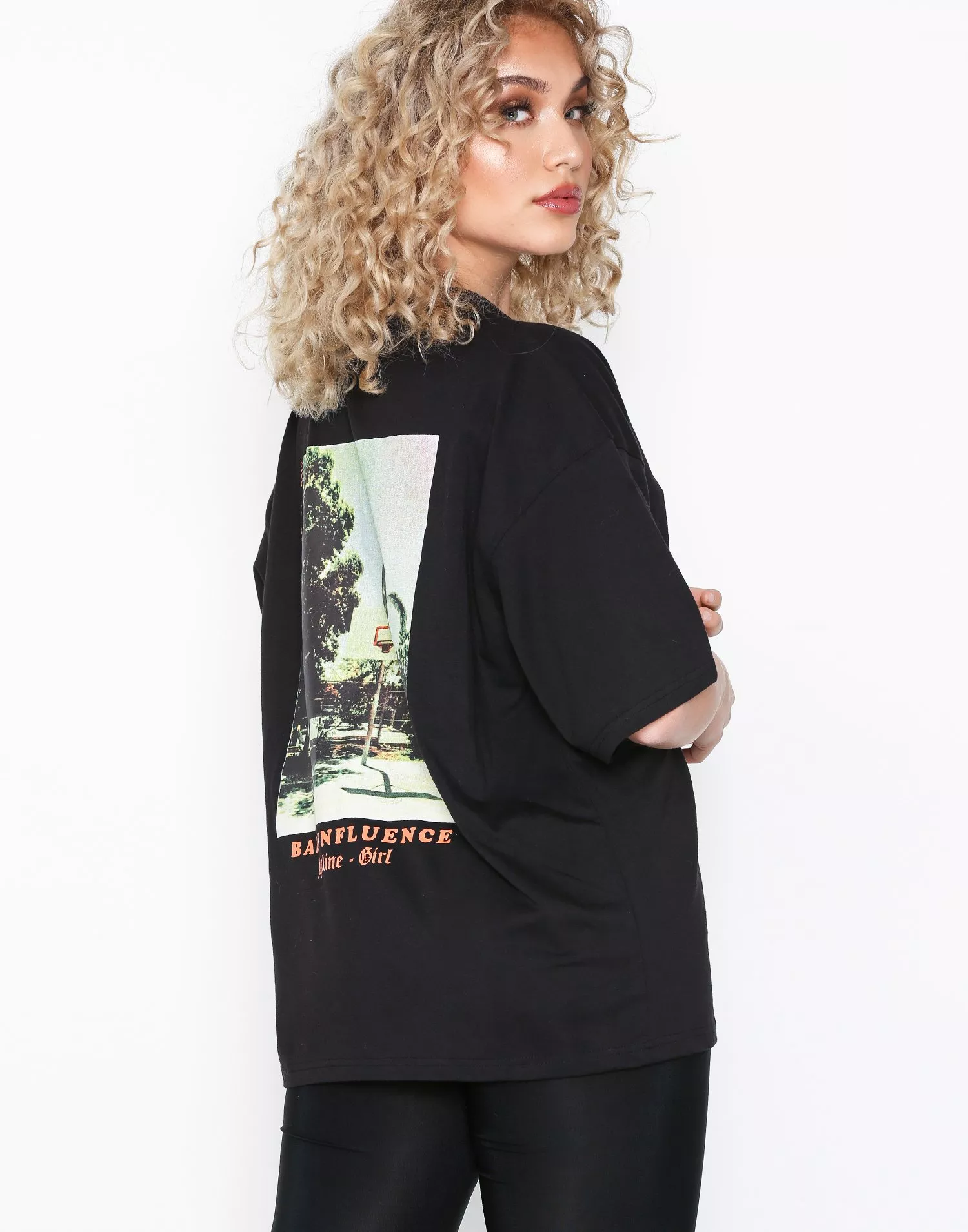 black shirt for girl image