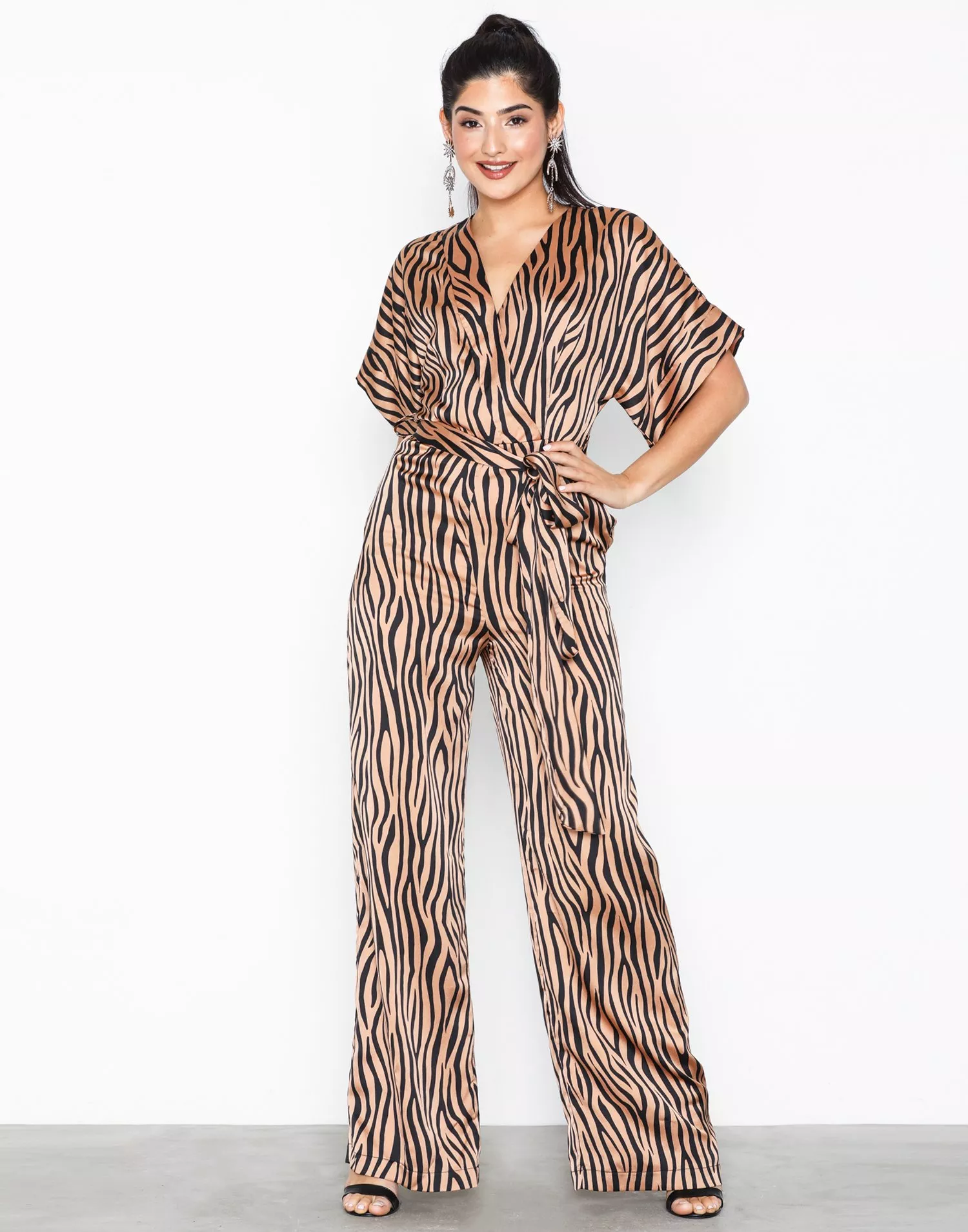 Missguided leopard cheap print jumpsuit