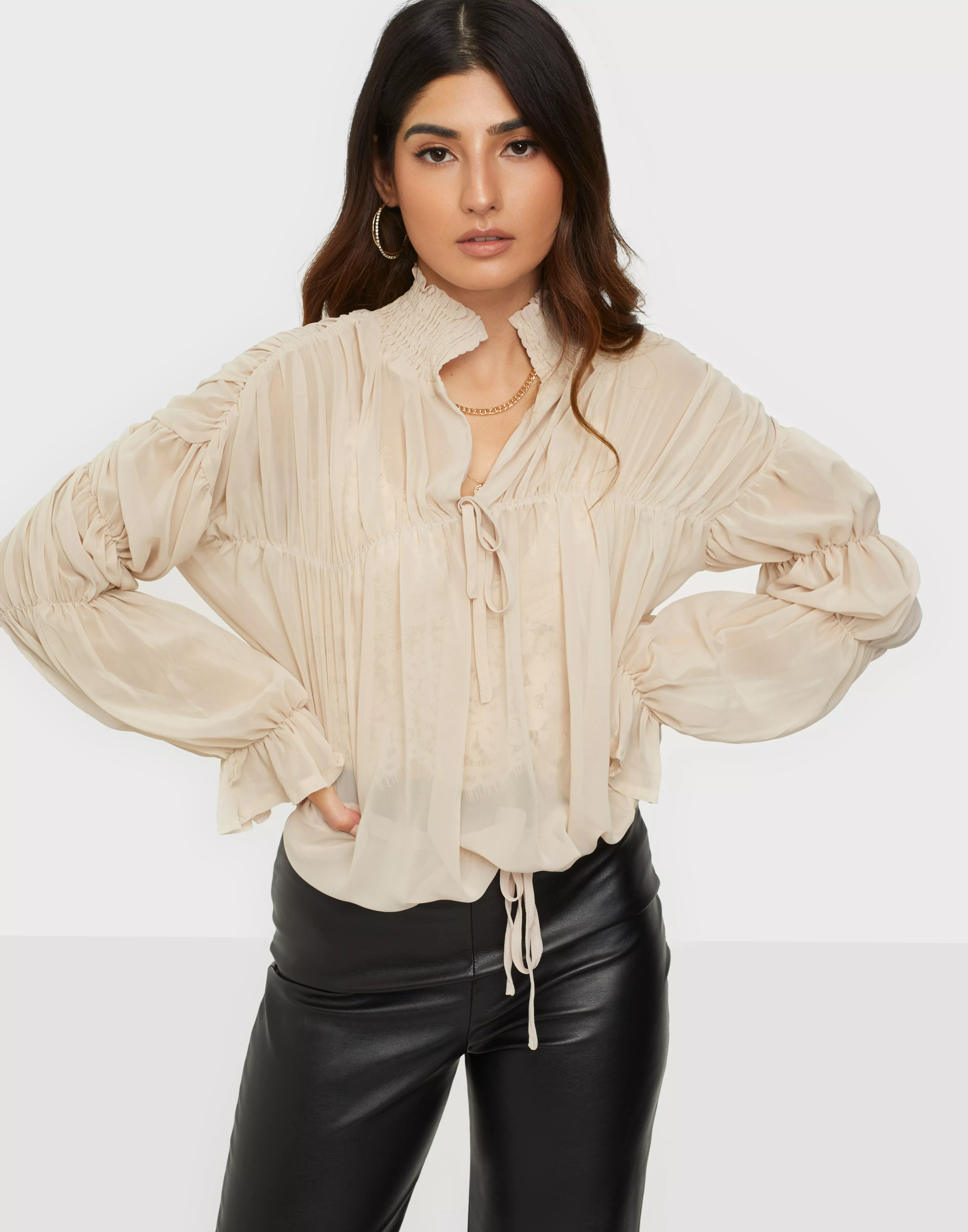 Missguided best sale sheer top