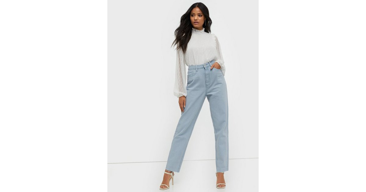 Missguided blue deals mom jeans