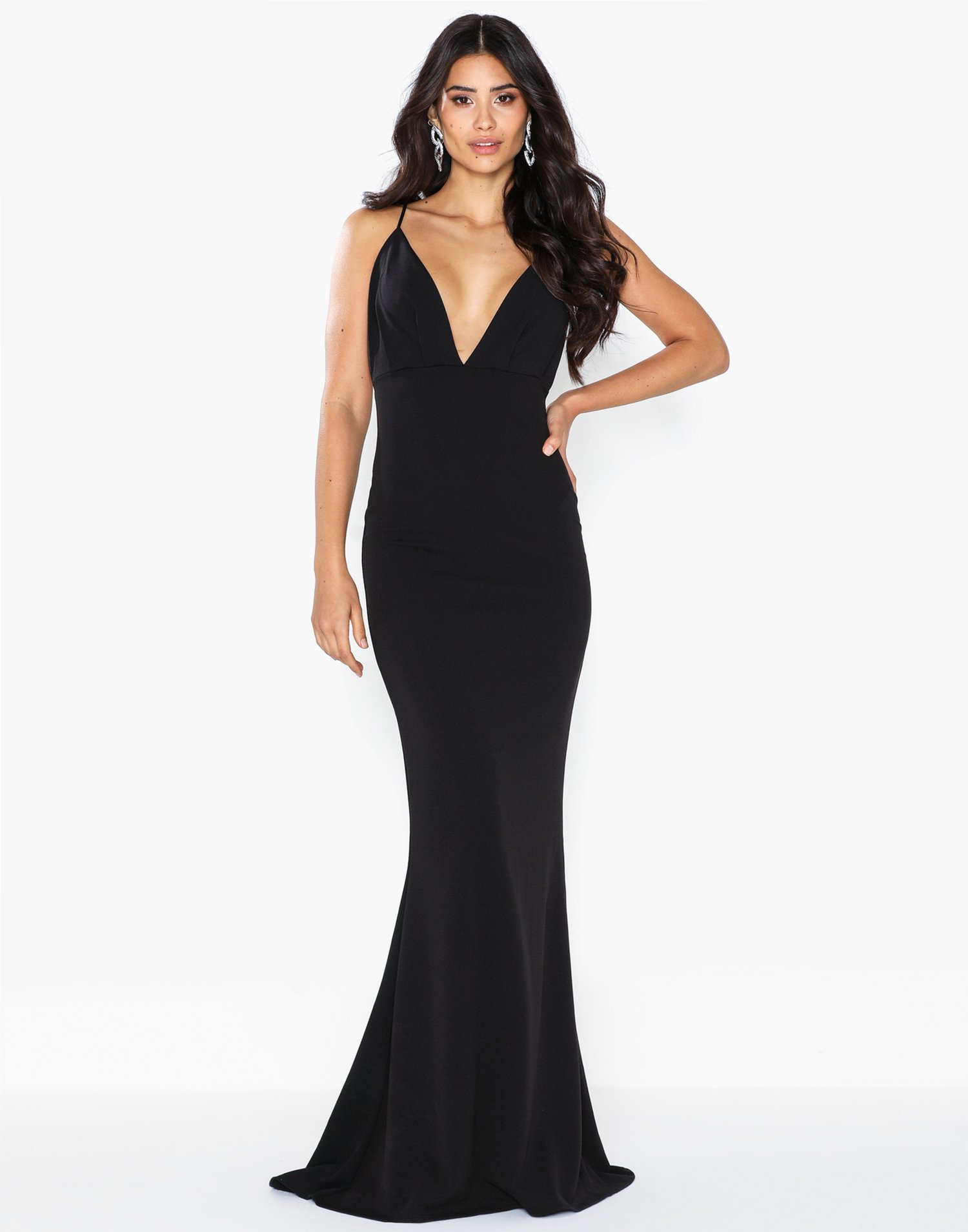 missguided fishtail maxi dress