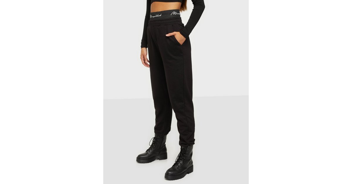 Missguided - Black Missguided Taped Joggers