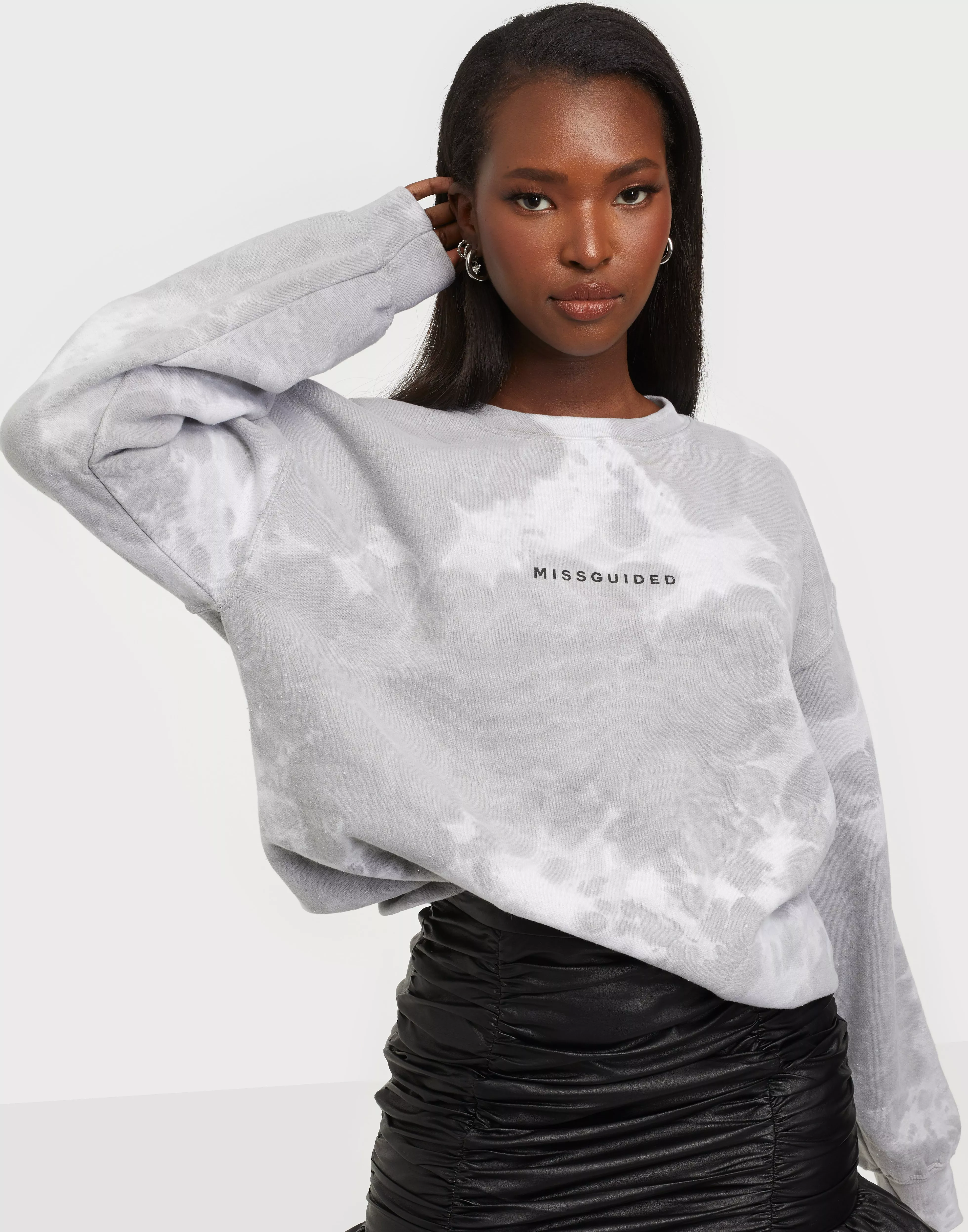 Tie dye deals sweatshirt missguided