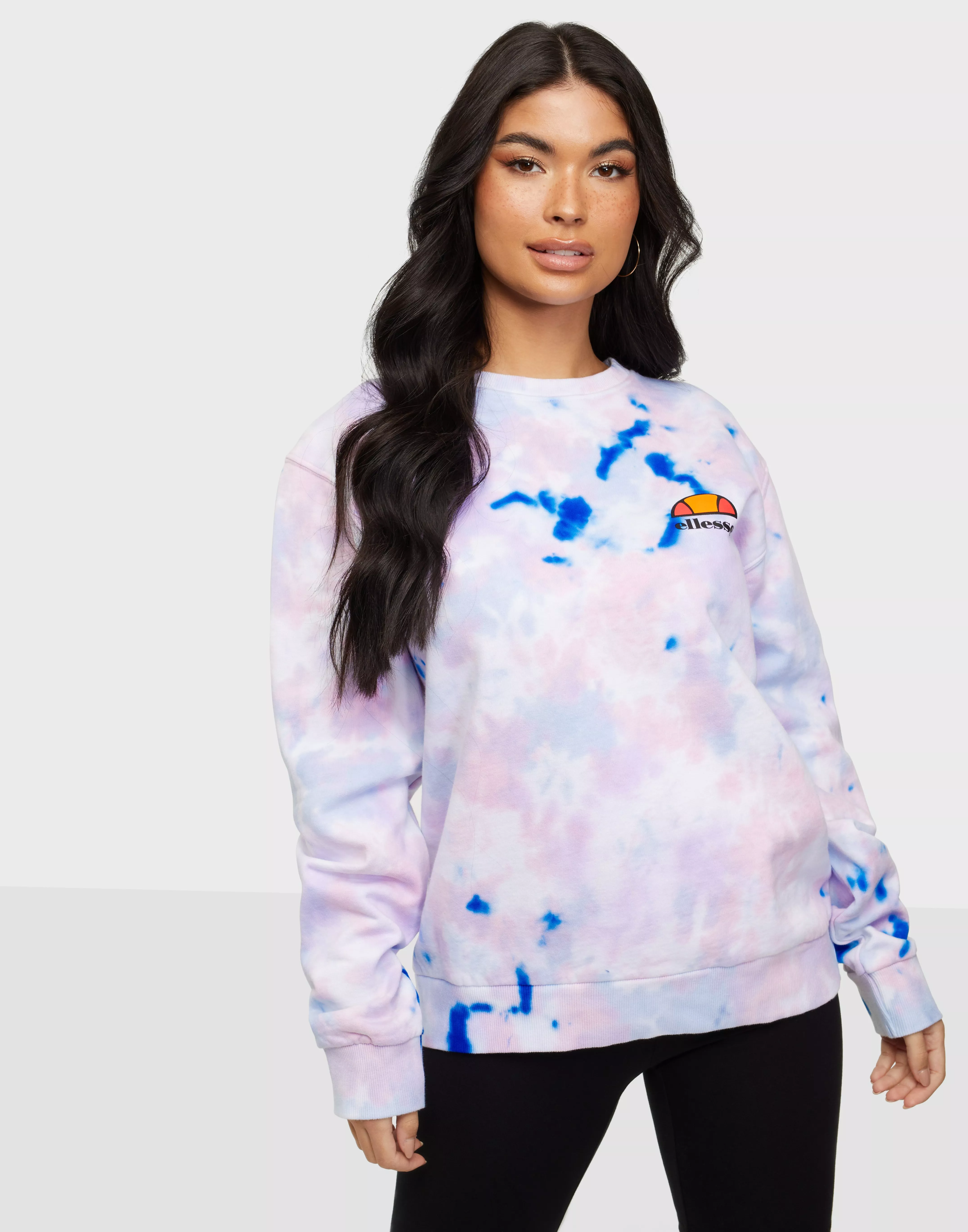 Ellesse tie cheap dye hoodie pink