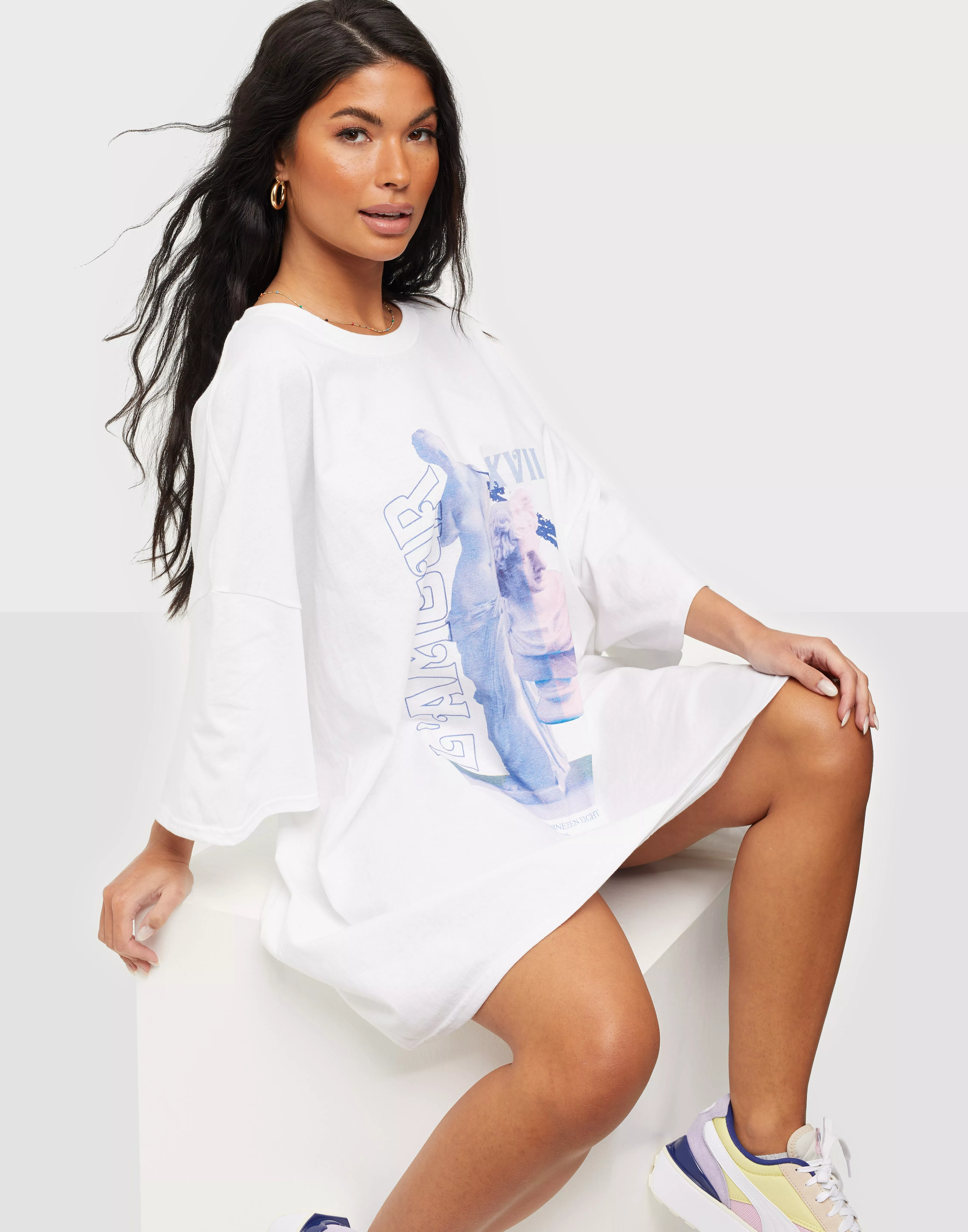 Missguided t 2025 shirt dress