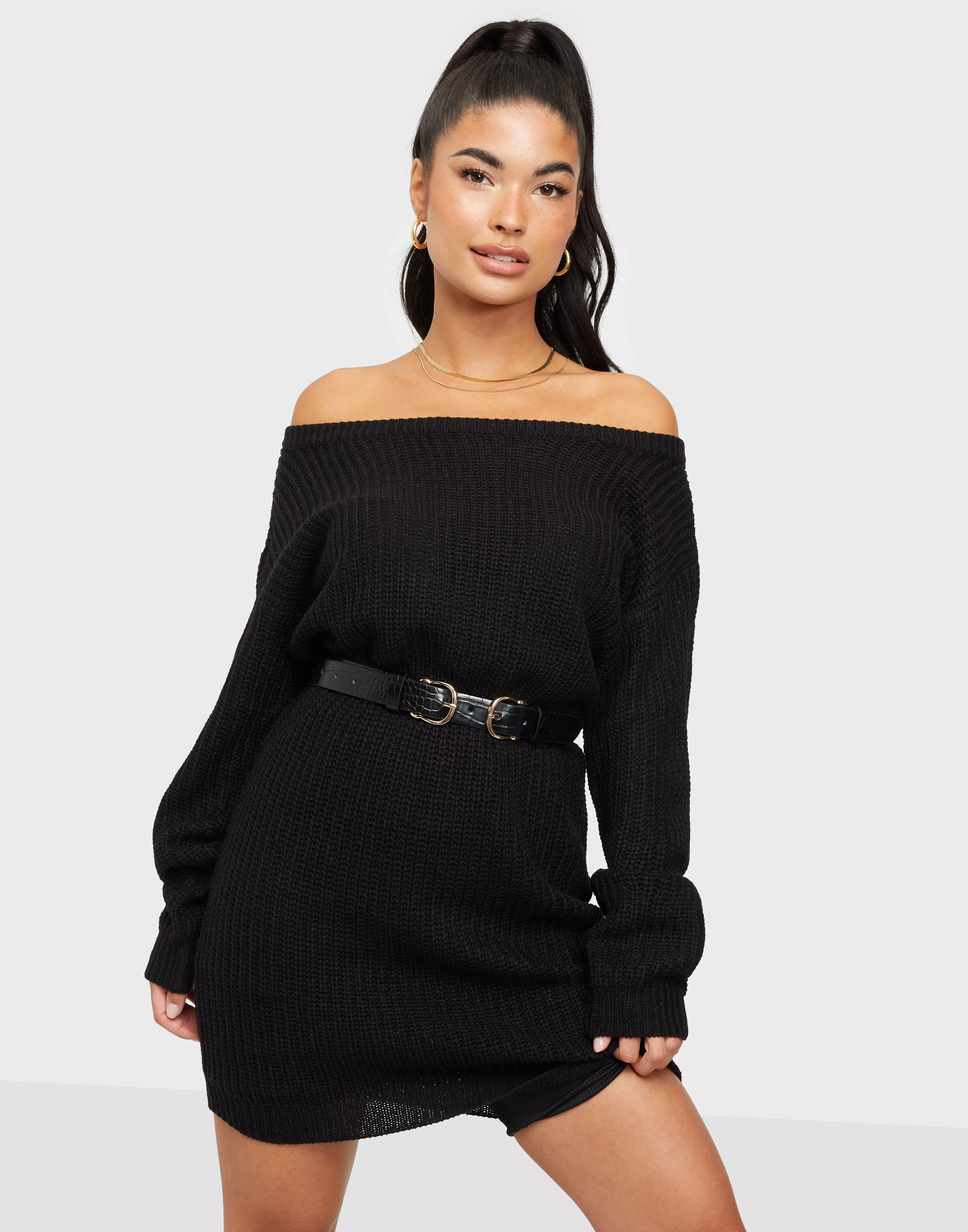 Off shoulder hotsell jumper dress uk