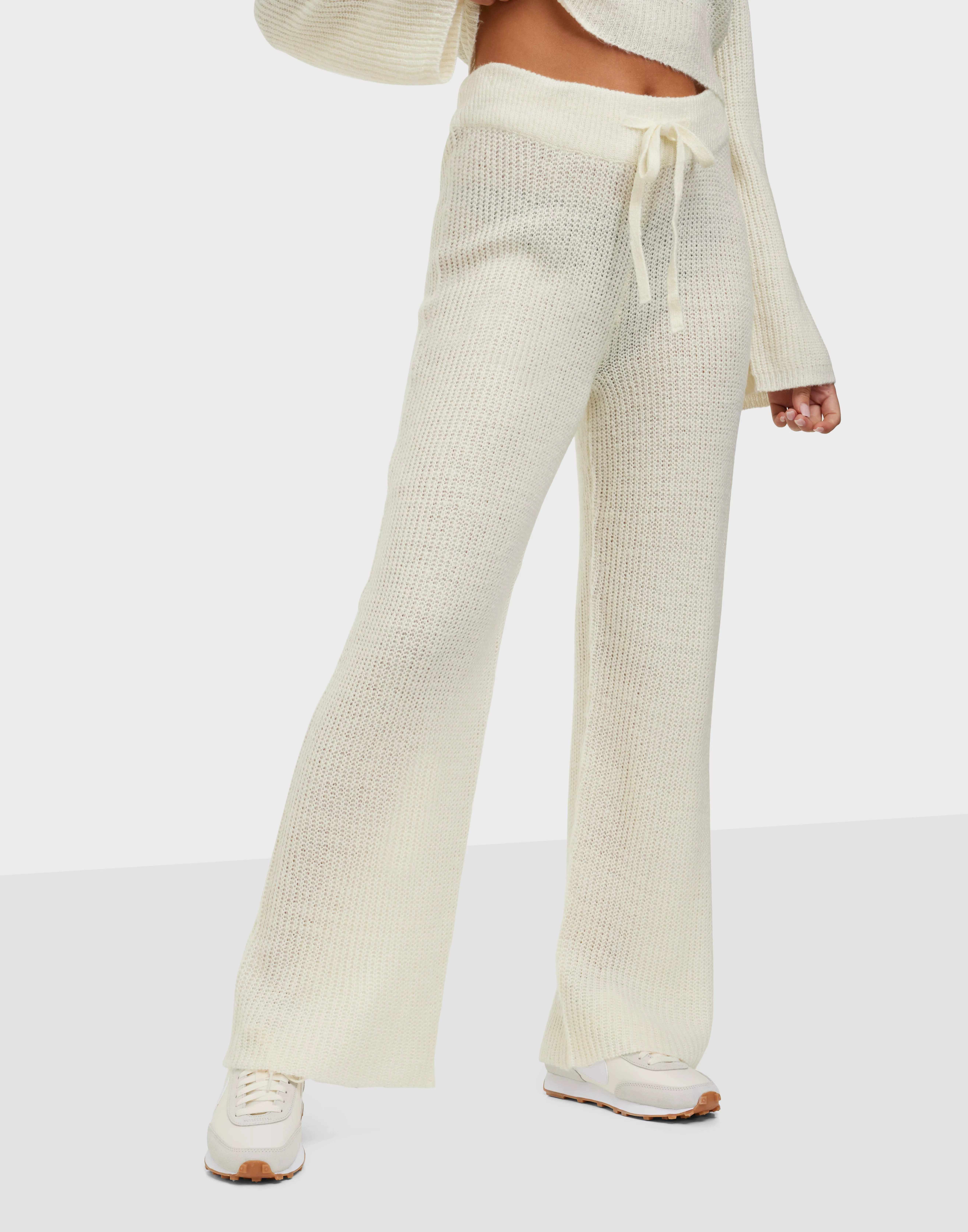 Buy Missguided Recycled Wide Leg Pants - Cream