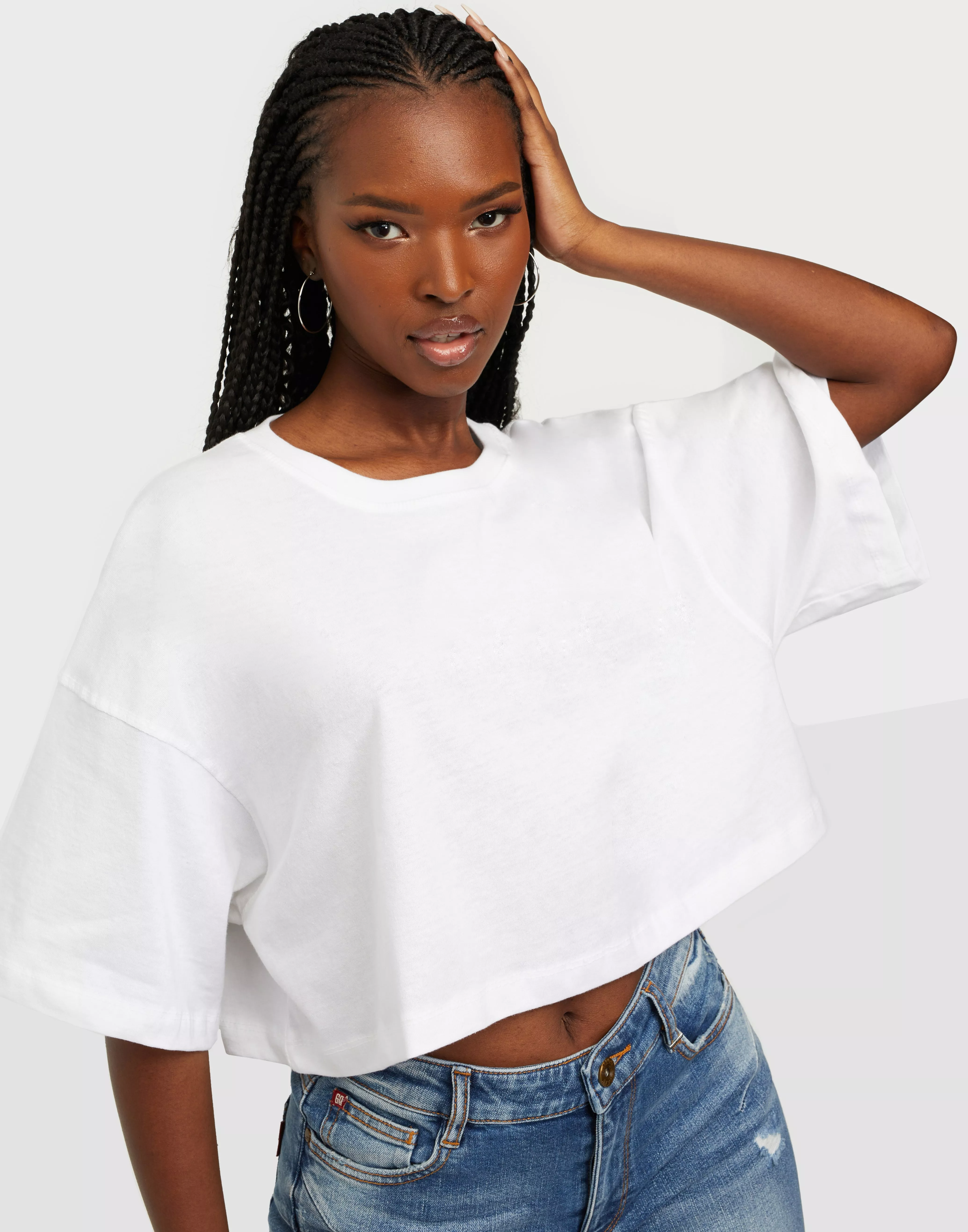 OVERSIZE CROP TOP