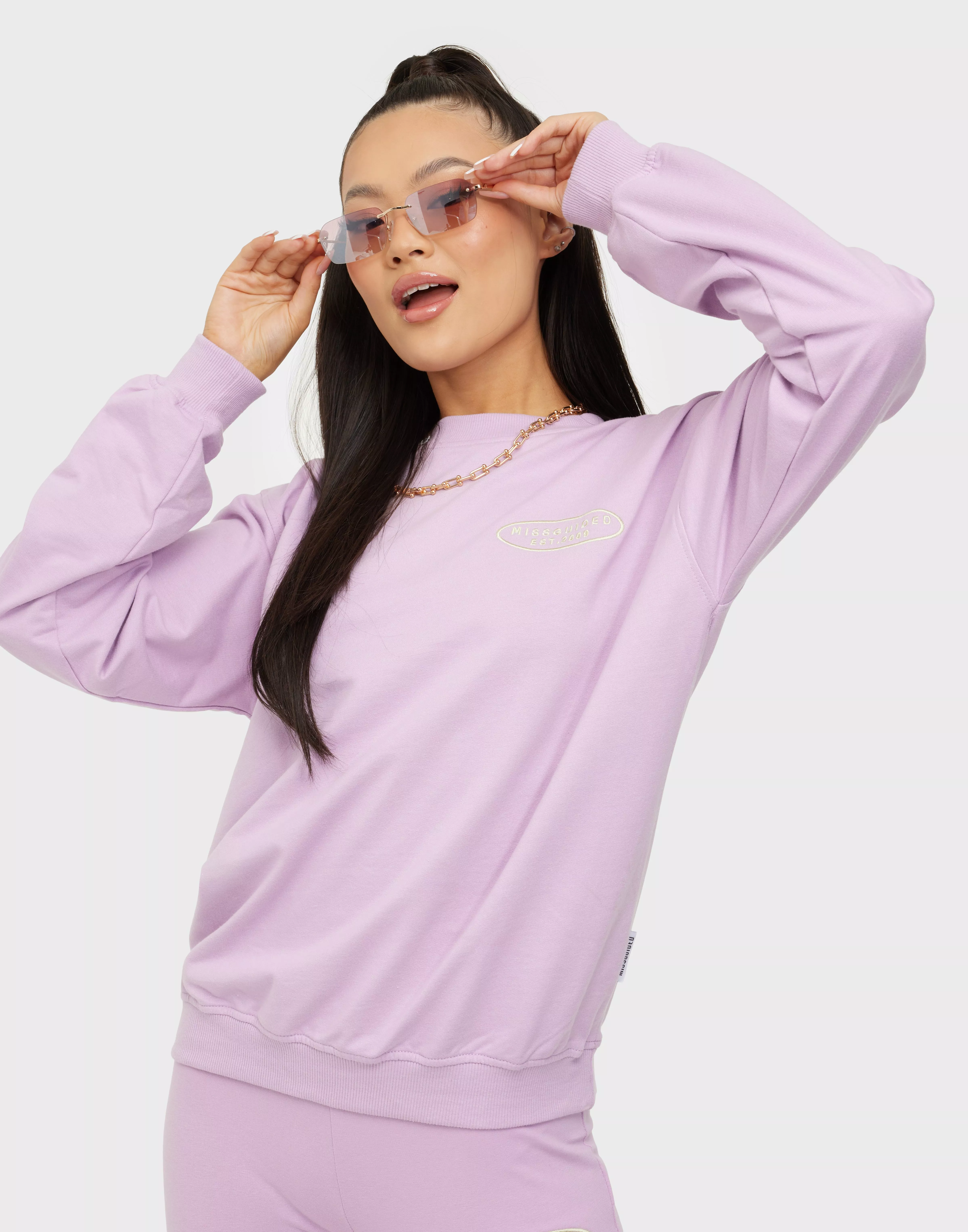 Missguided oversized outlet sweatshirt