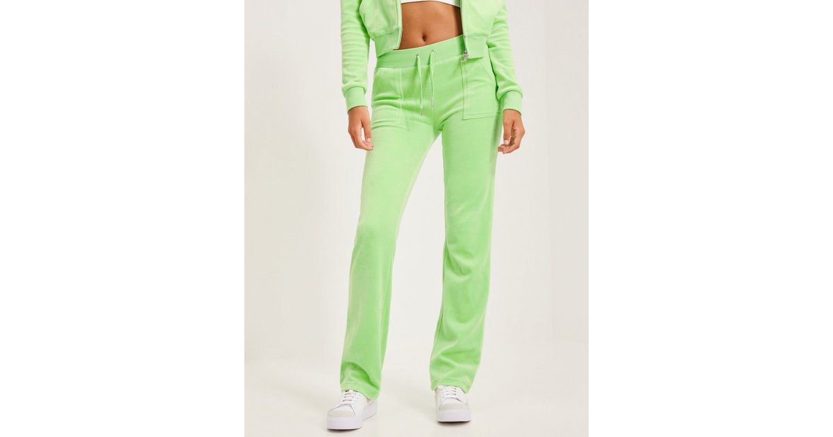 Buy Juicy Couture Cotton Rich Del Ray Pant - Green | Nelly.com