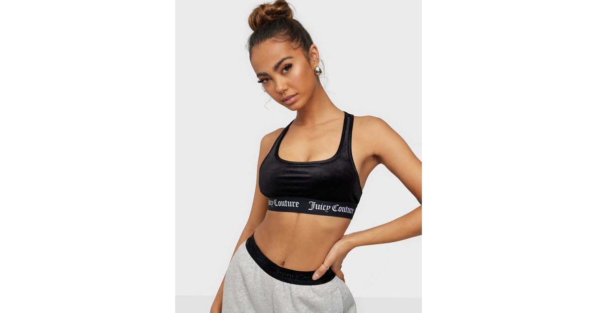 BLACK RIB BRALETTE – Juicy Couture UK