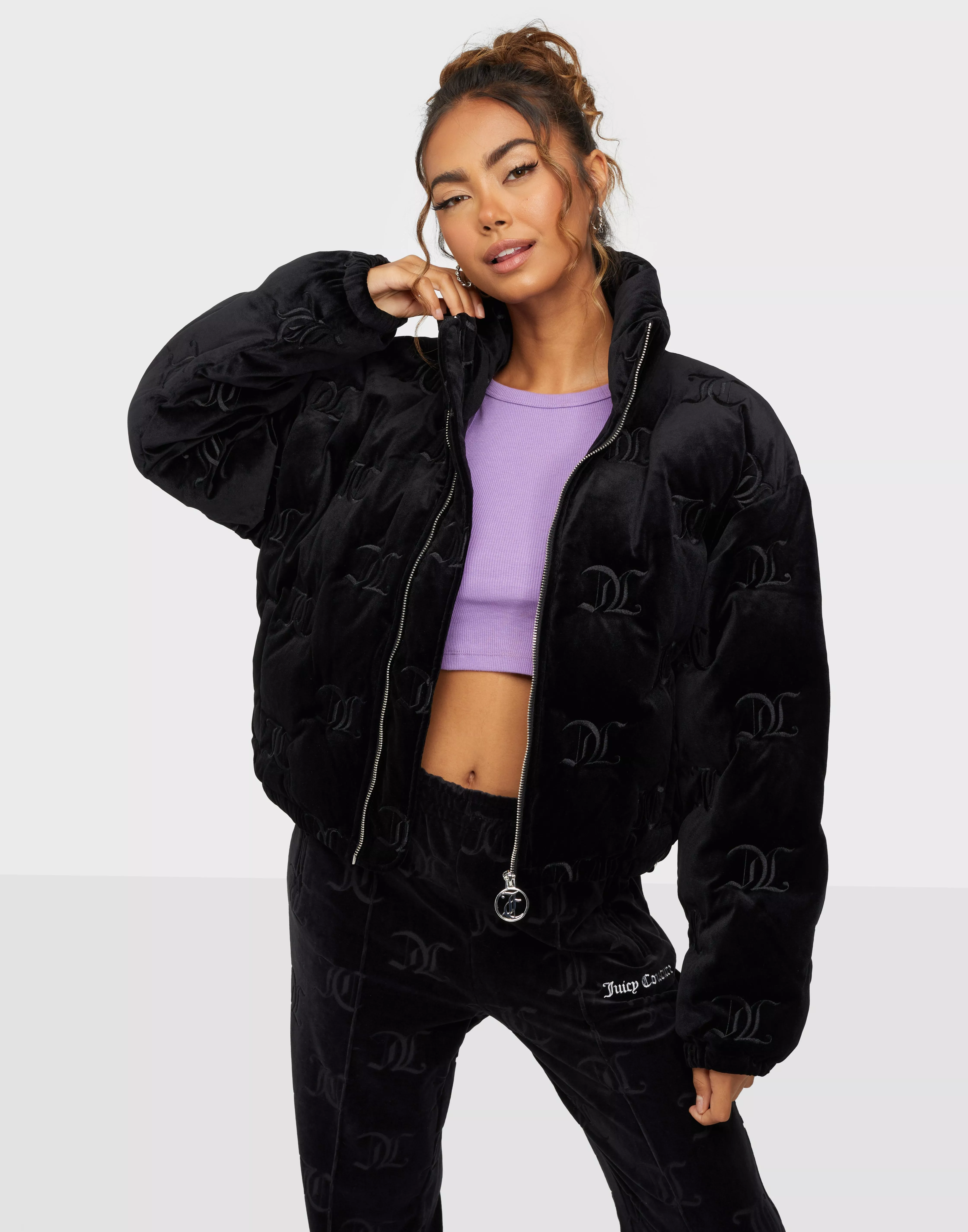 Juicy couture puffer jacket on sale women's