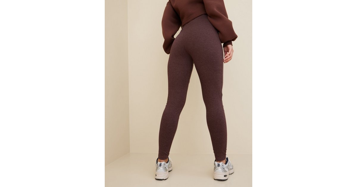 Buy Missguided RUCHED FRONT LEGGINGS - Brown