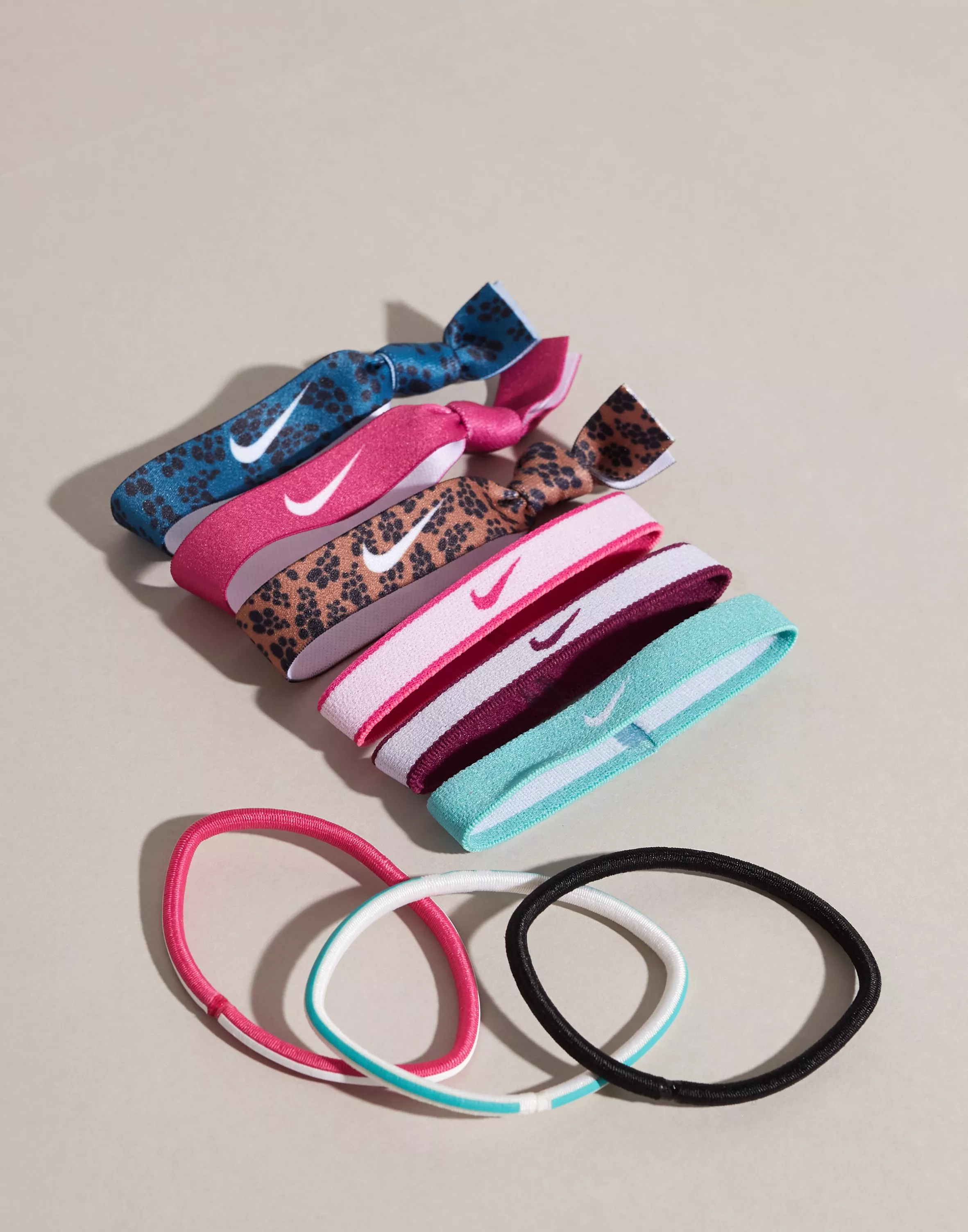 NIKE MIXED PONYTAIL HOLDER 9PK