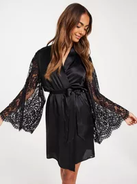 Kimono Silk Lace Sleeve