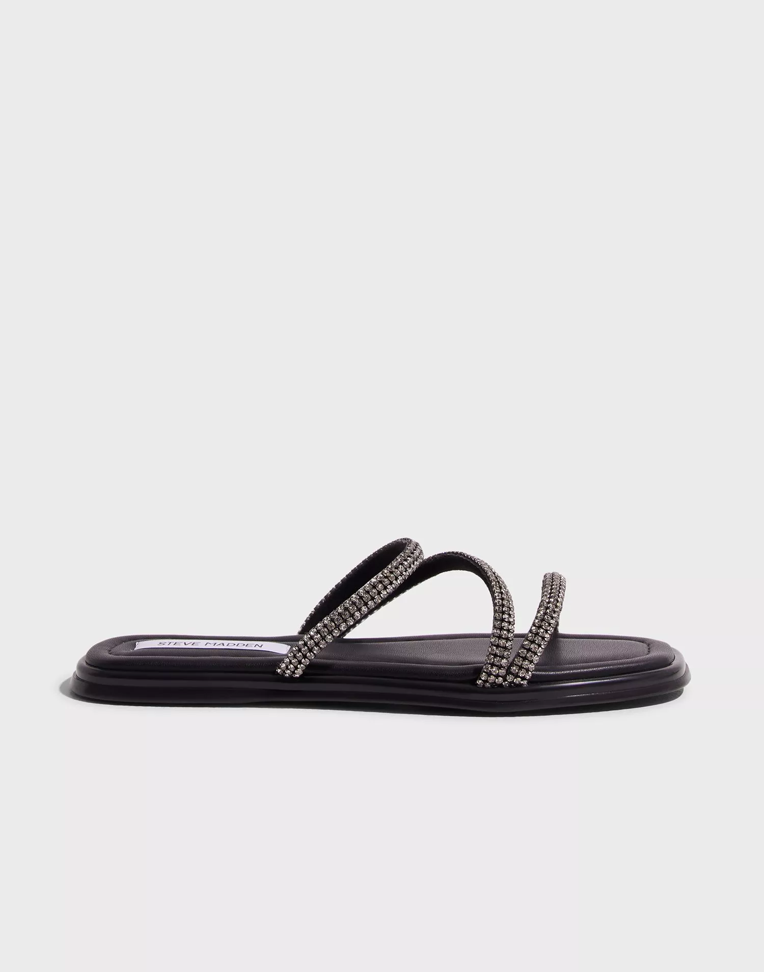 Steve madden cheap black flip flops