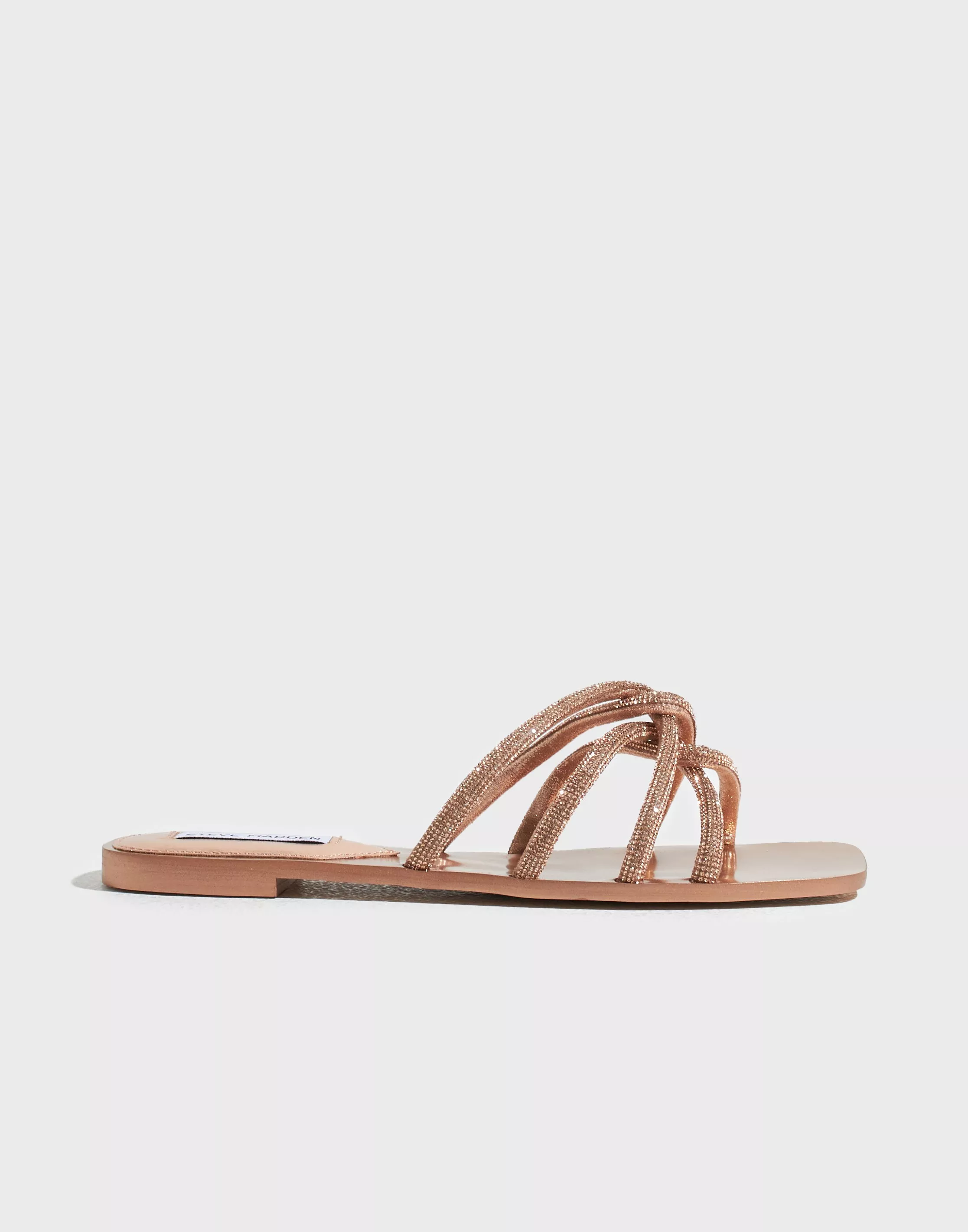 Rose gold cheap sandals steve madden