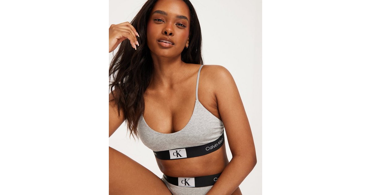 Buy Calvin Klein Underwear UNLINED BRALETTE - Grey