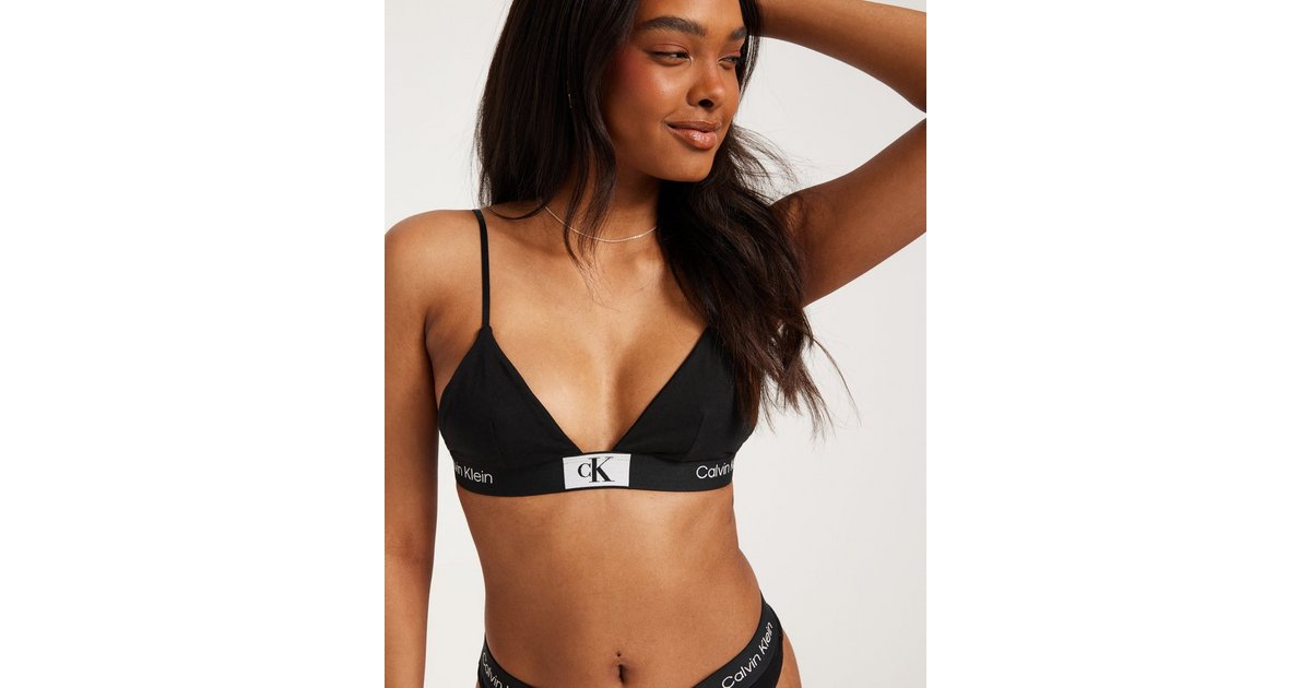 Calvin Klein Underwear Unlined Triangle Bralette, DEFSHOP