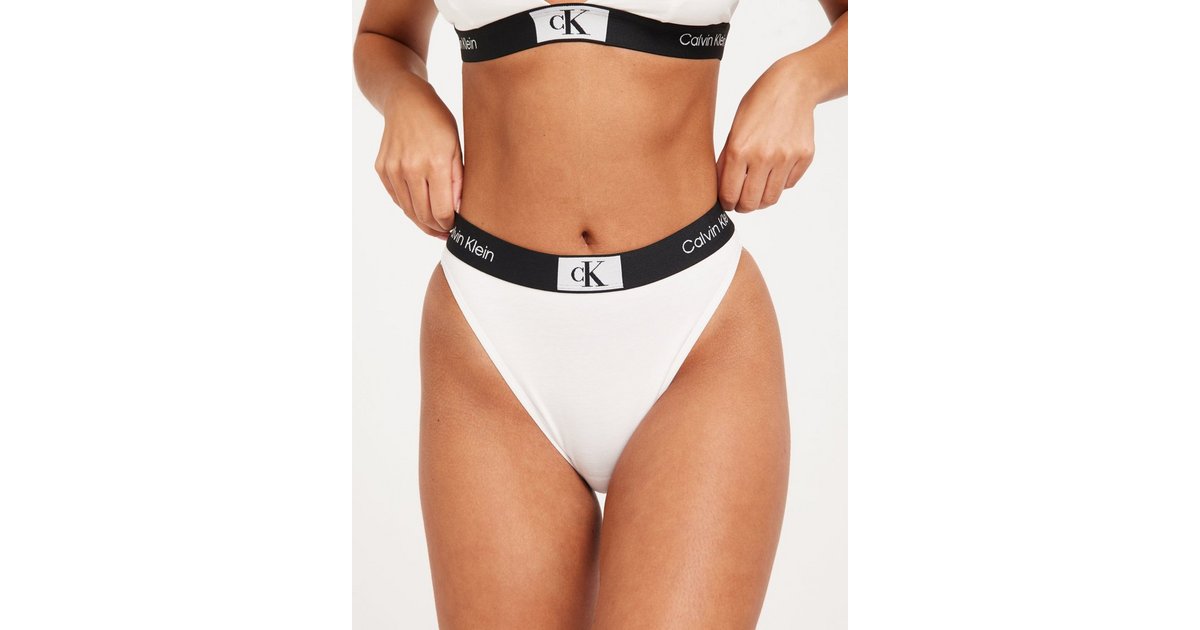 Calvin klein monogram outlet thong black