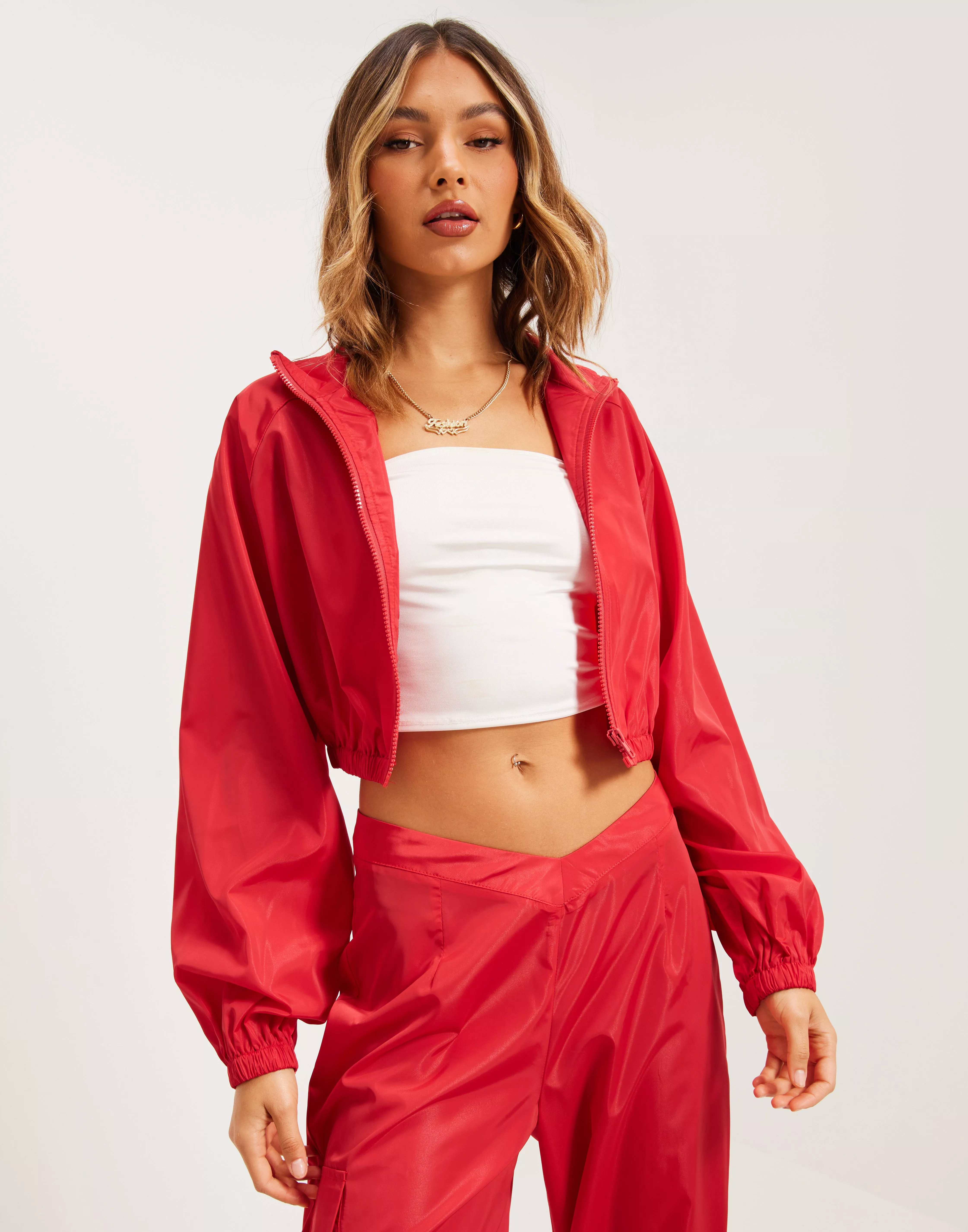 REDZ CROPPED WINDBREAKER