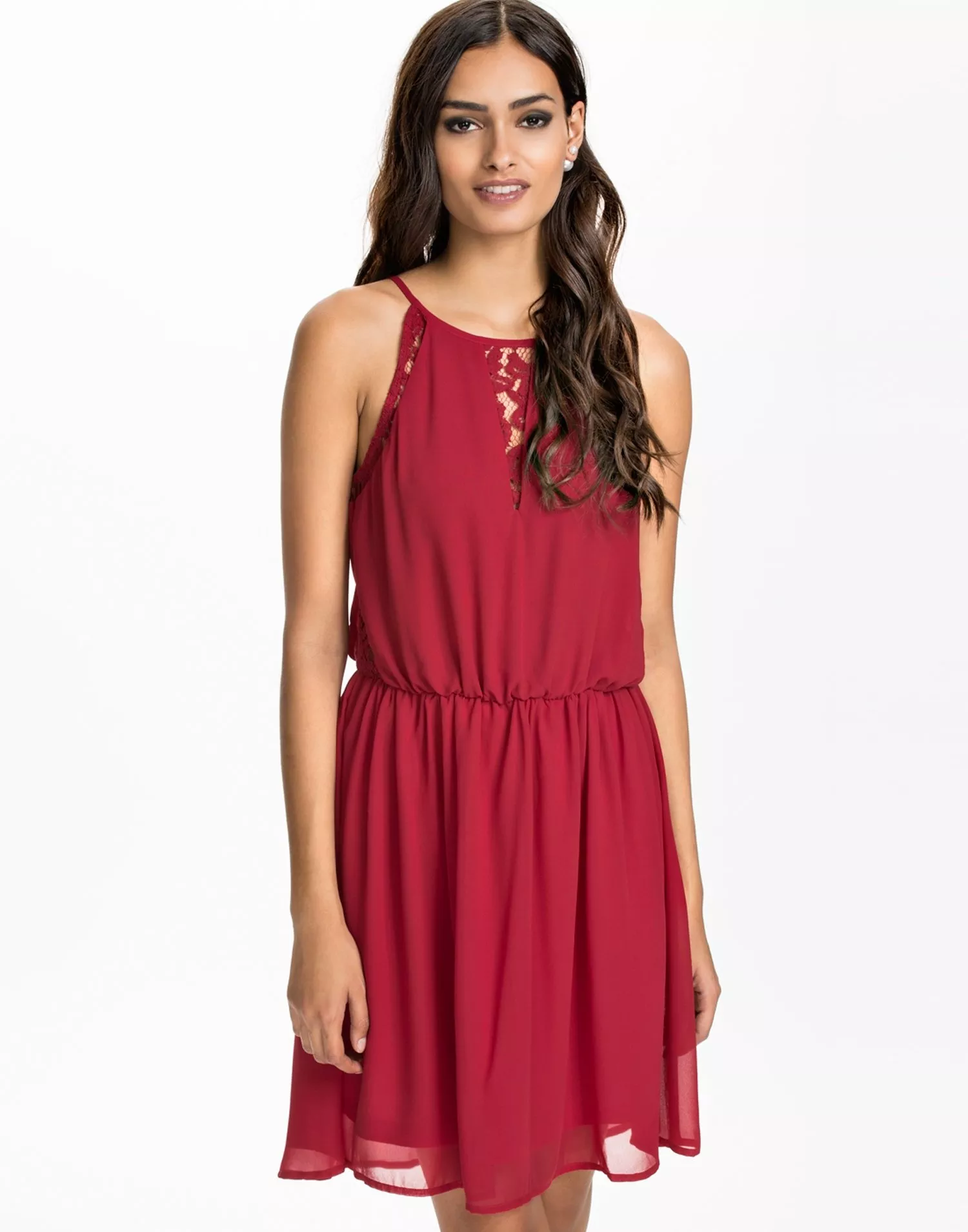 Side Drawstring Rib Dress