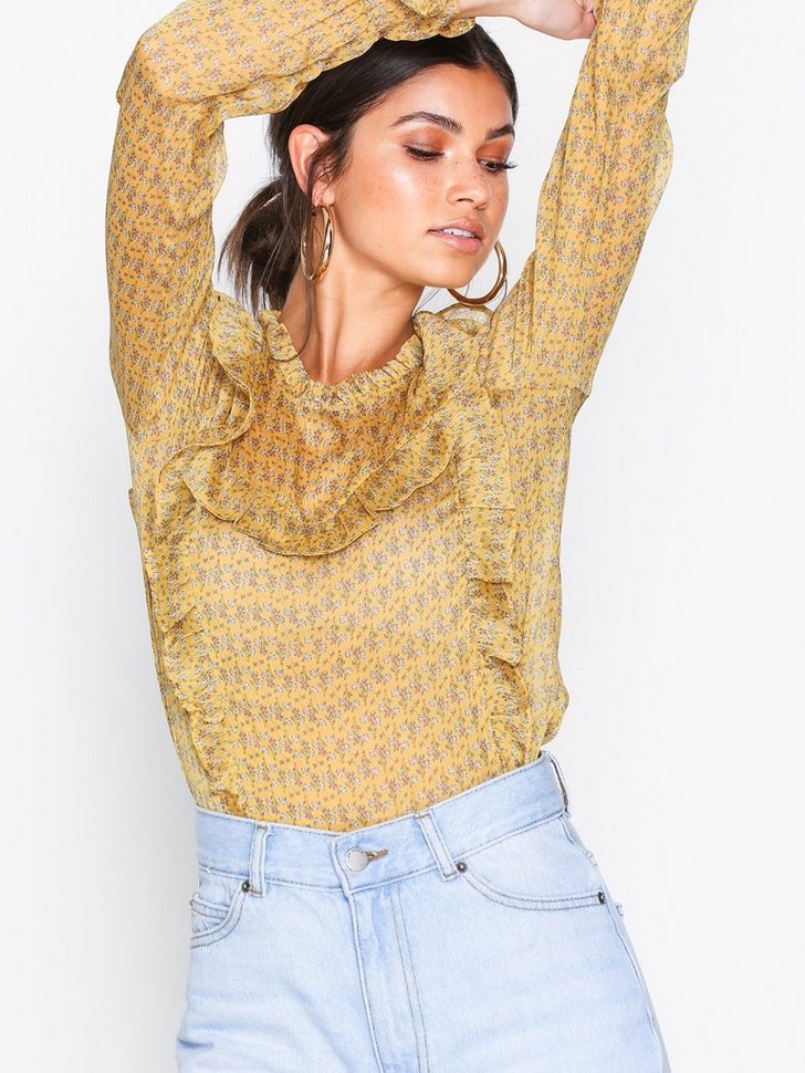 Festbluse Niro Mini Flower Blouse festtop