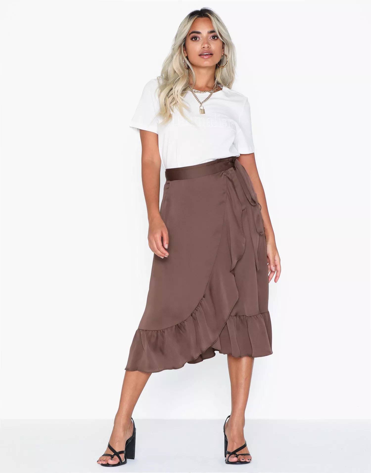 Buy Neo Noir Solid Skirt - Toffee | Nelly.com