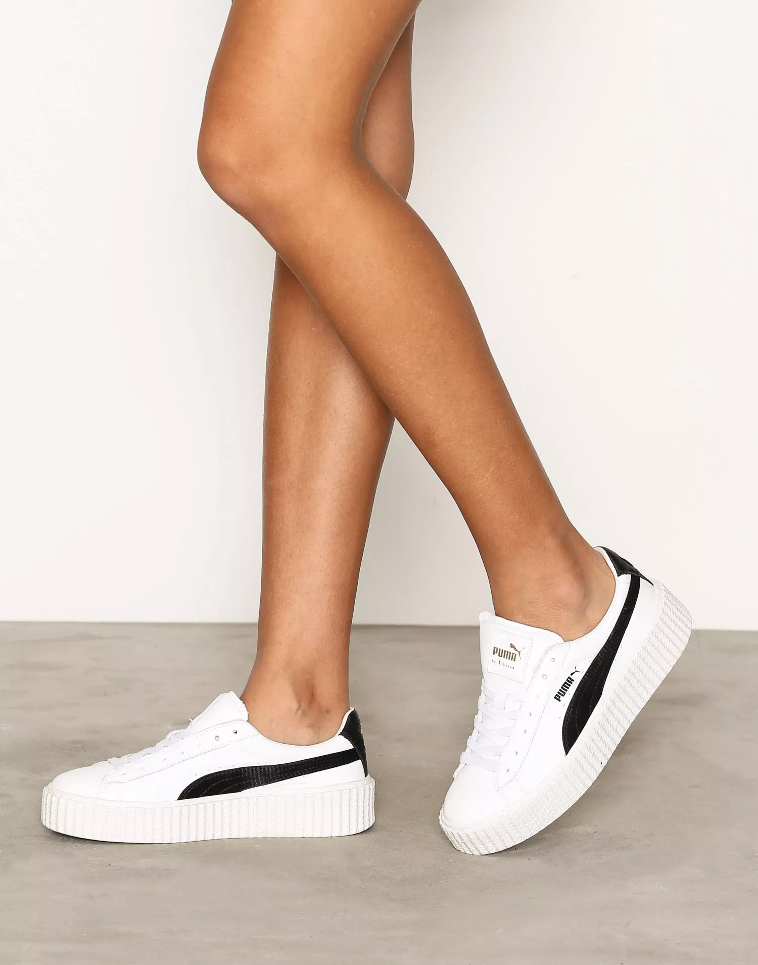 Puma by rihanna shop creeper white leather