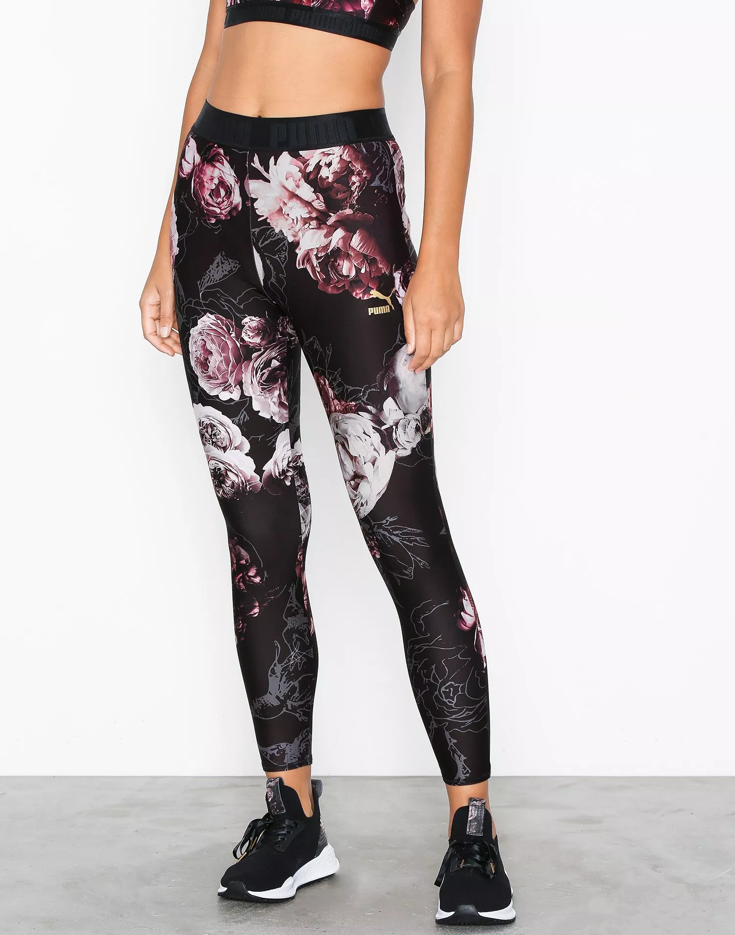 Puma shop floral leggings