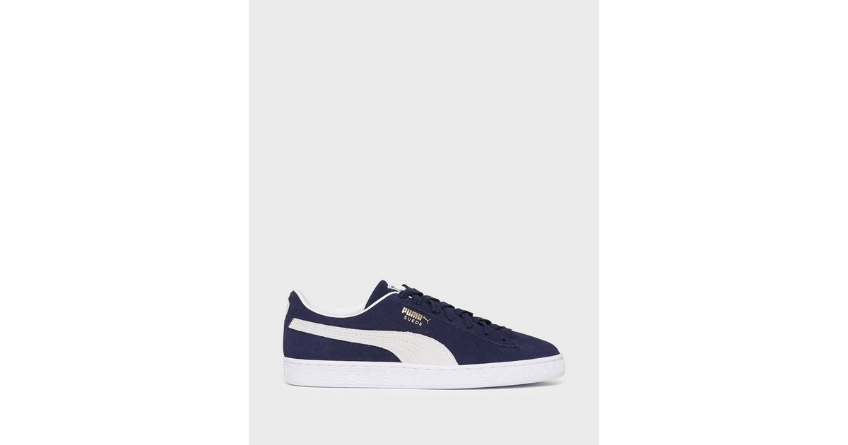 Puma suede hot sale peacoat