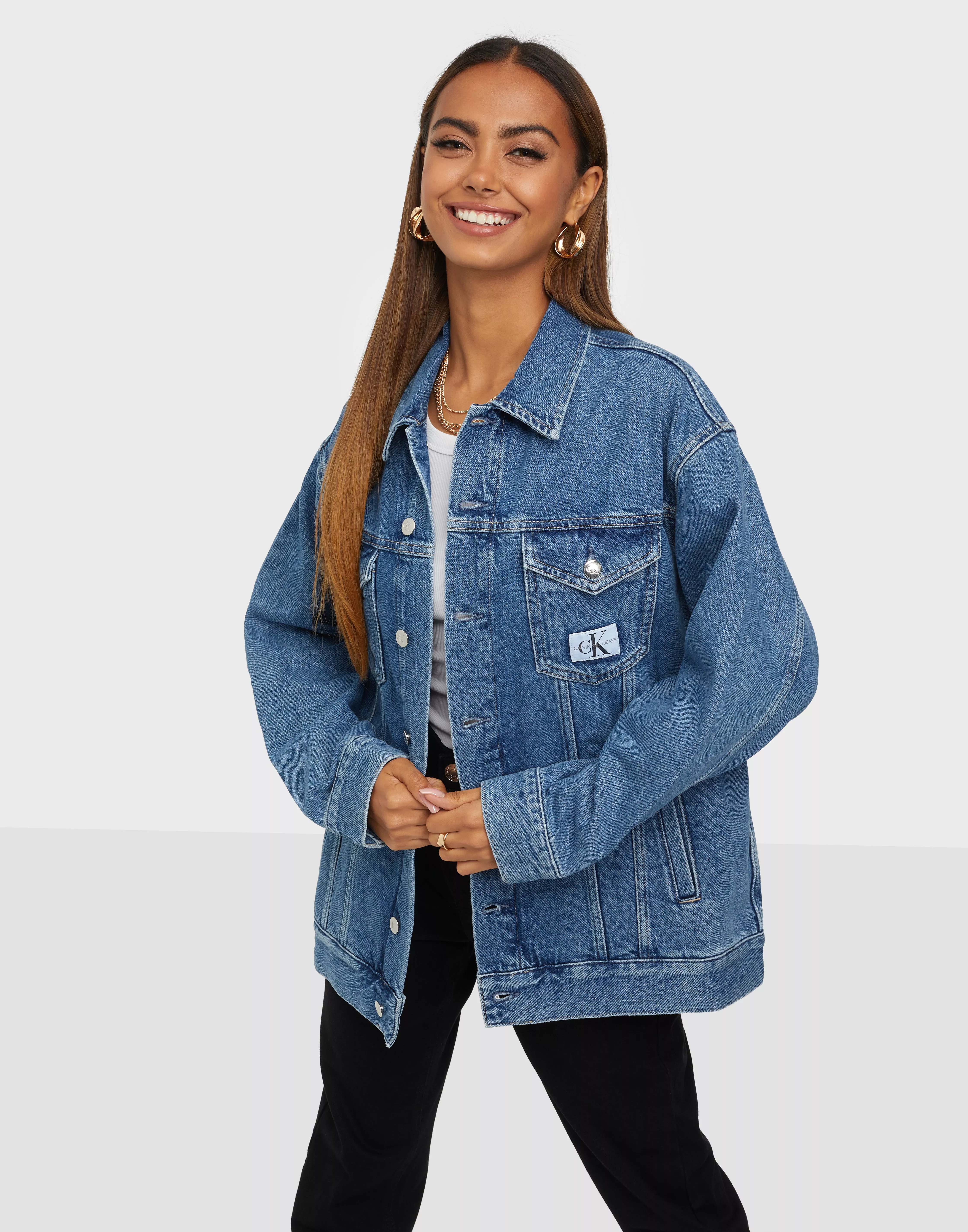 Calvin klein shop womens denim jacket