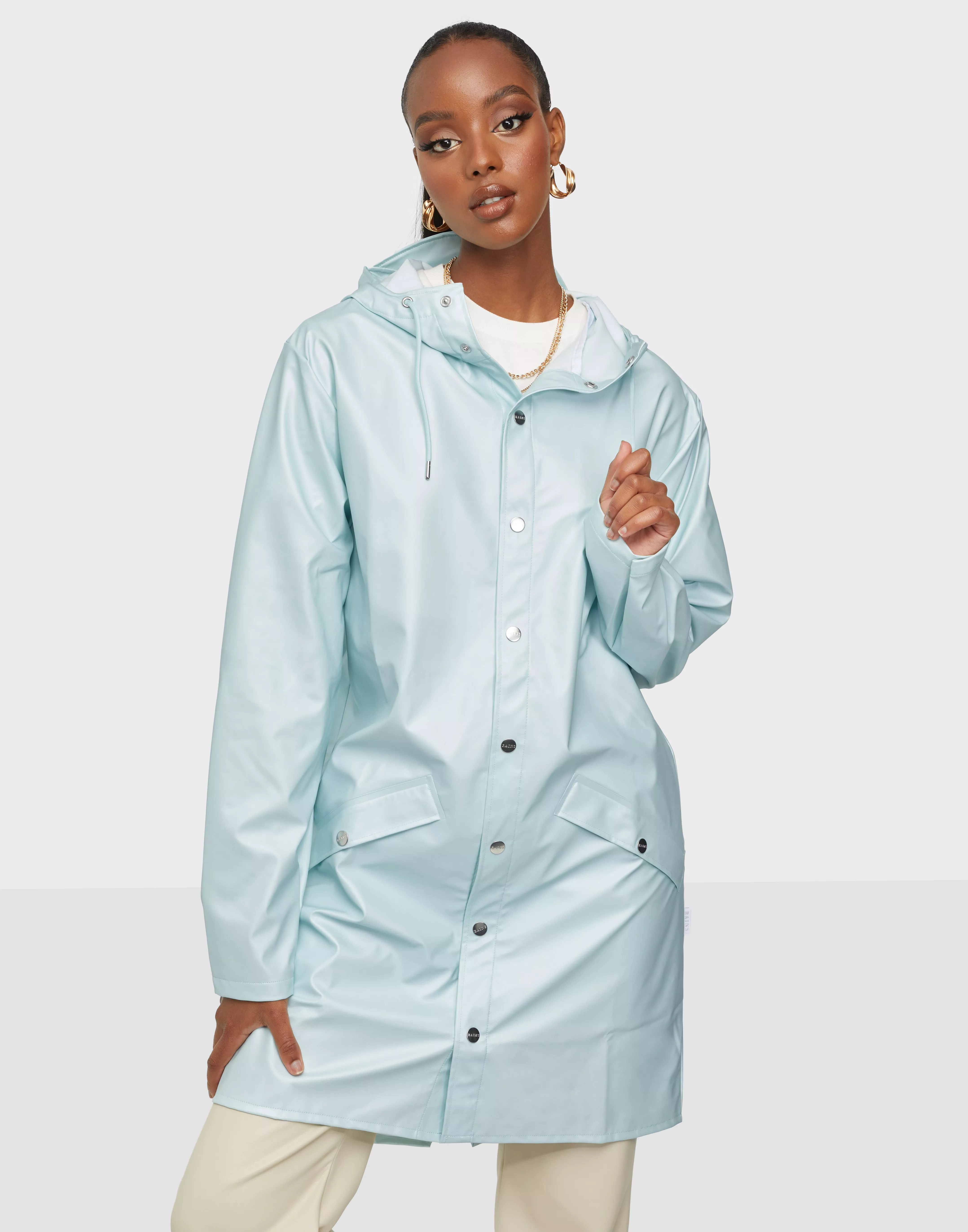 Buy Rains Long Jacket Ice Nelly