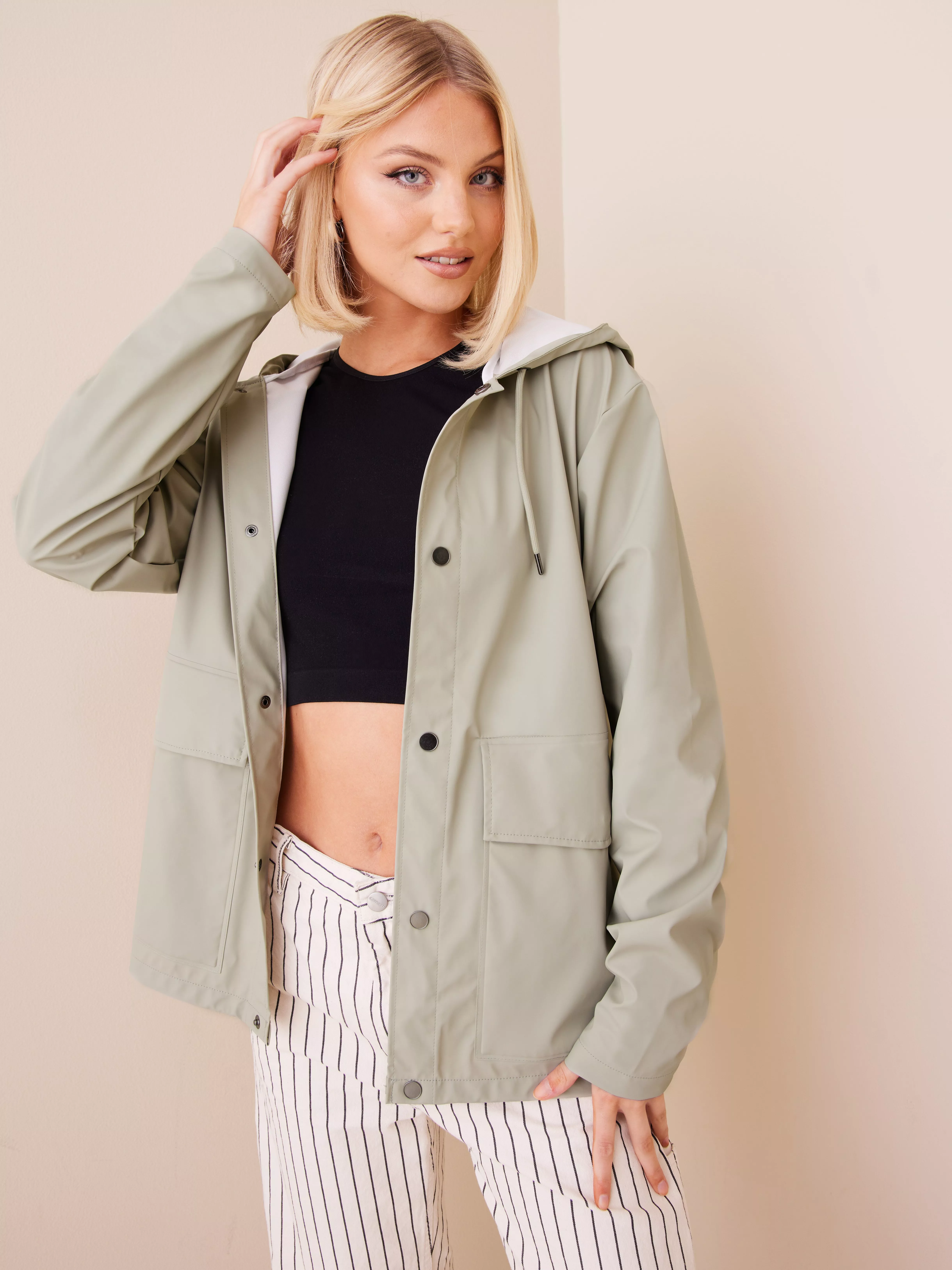 Rains best sale short jacket