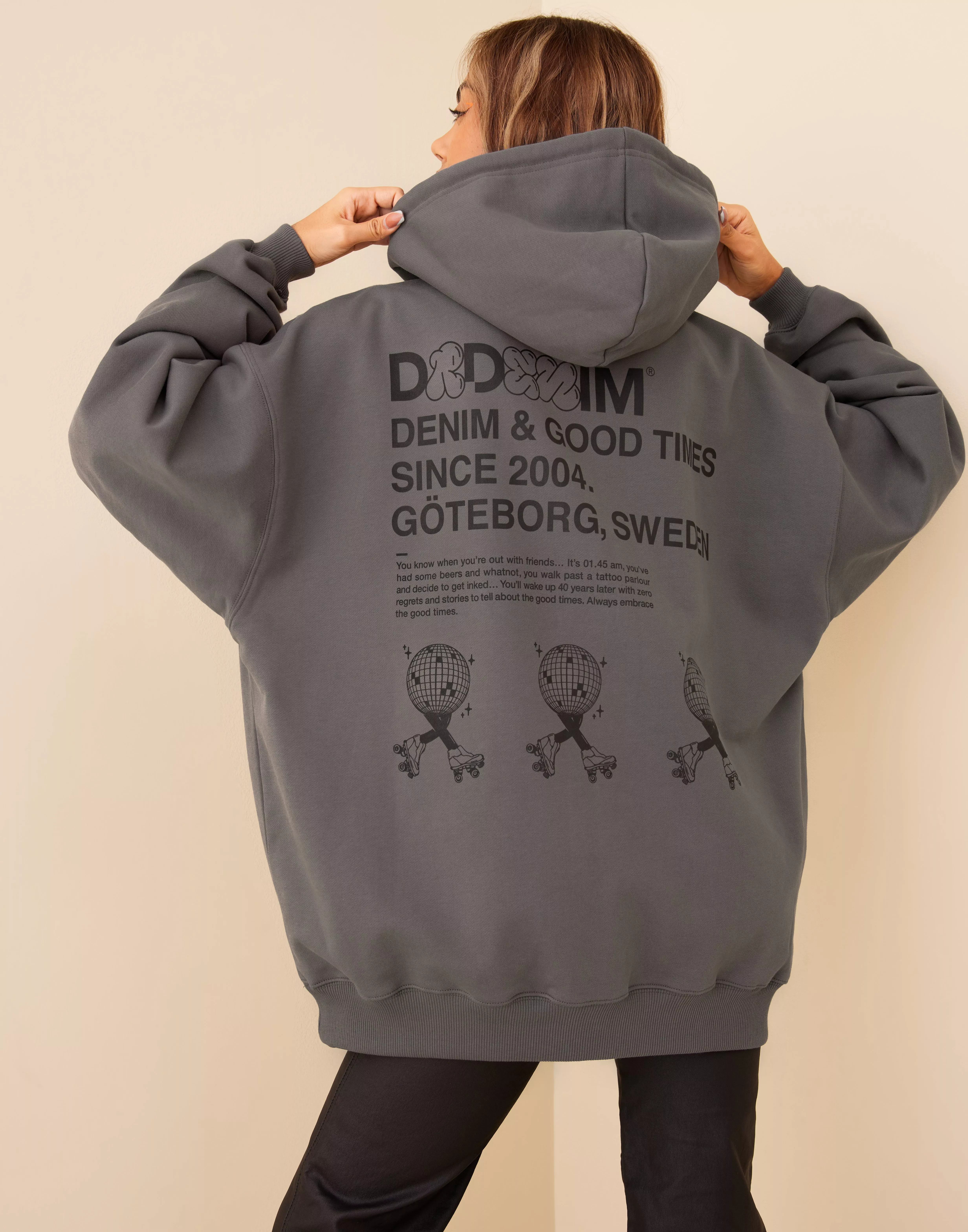 Dr denim hoodie new arrivals