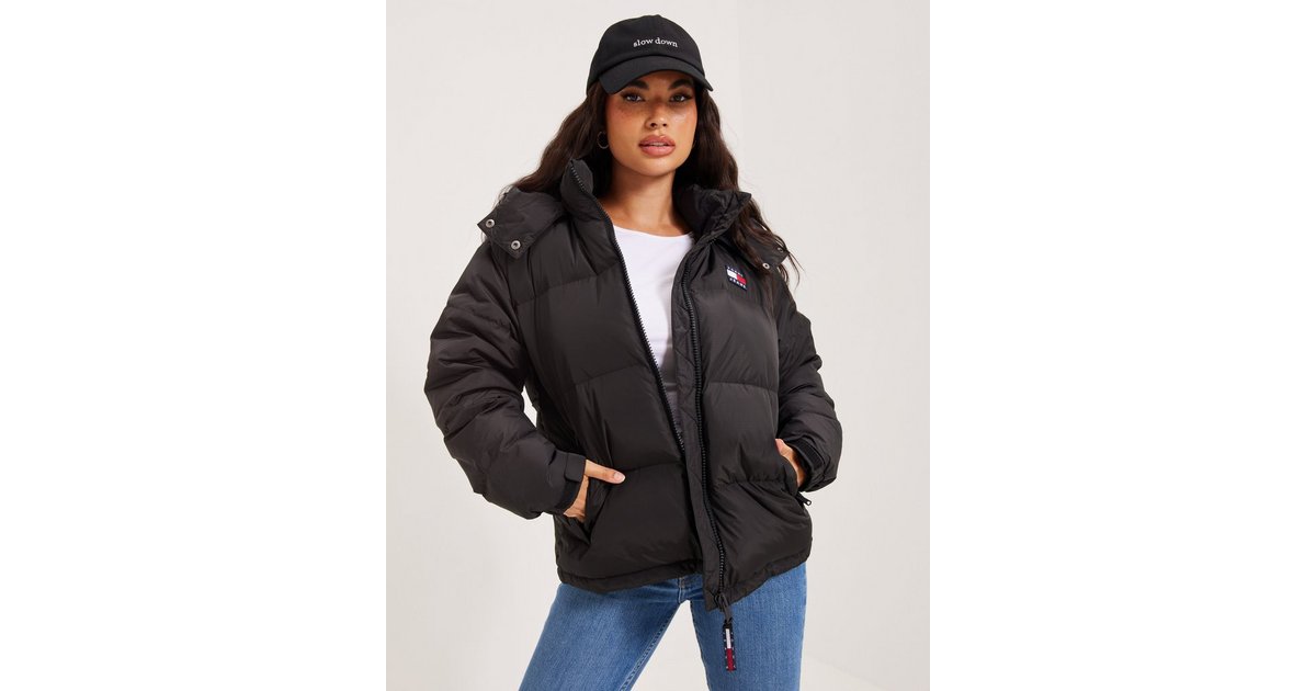 Alaska Glossy Cropped Puffer Jacket