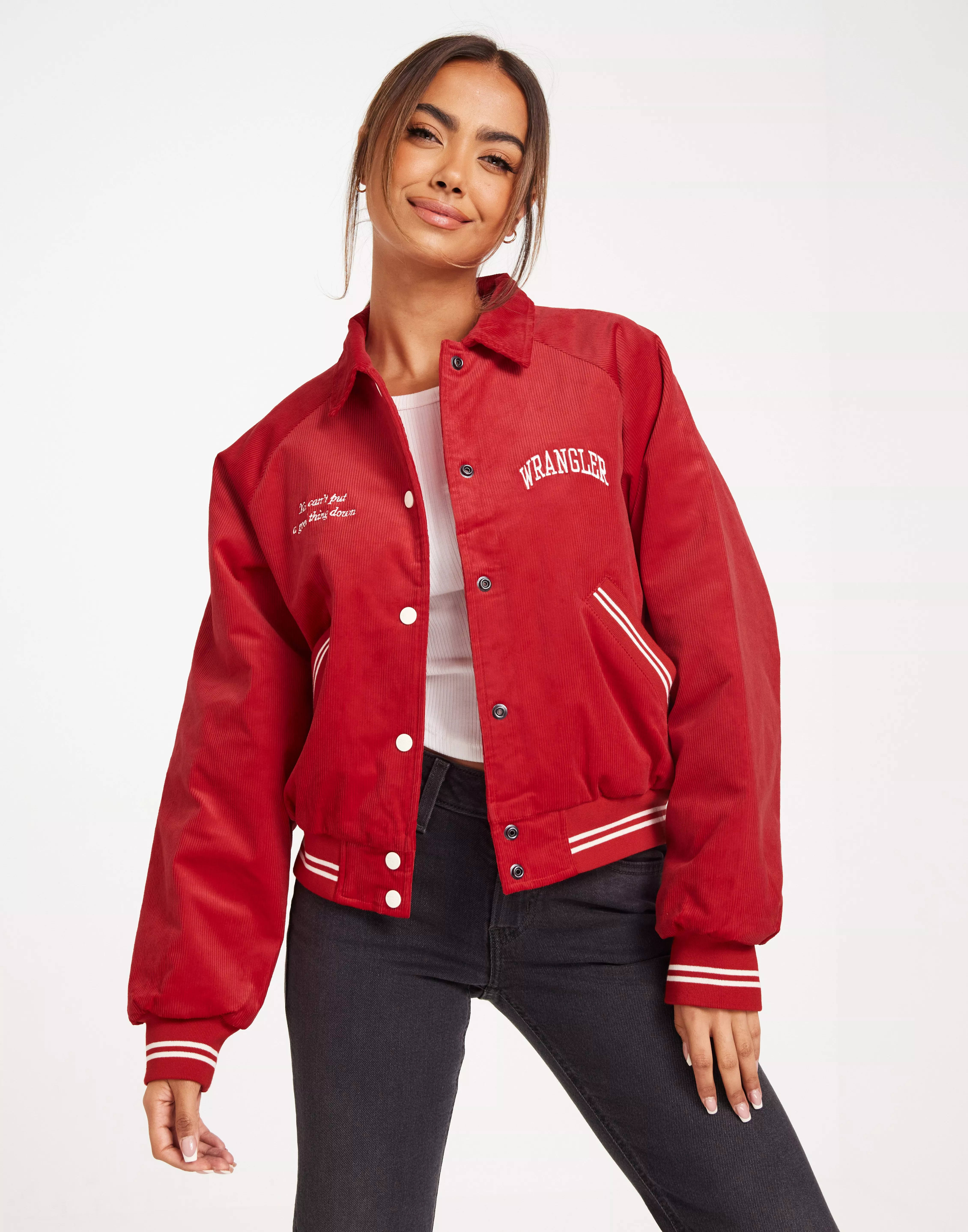 Wrangler bomber jacket womens sale