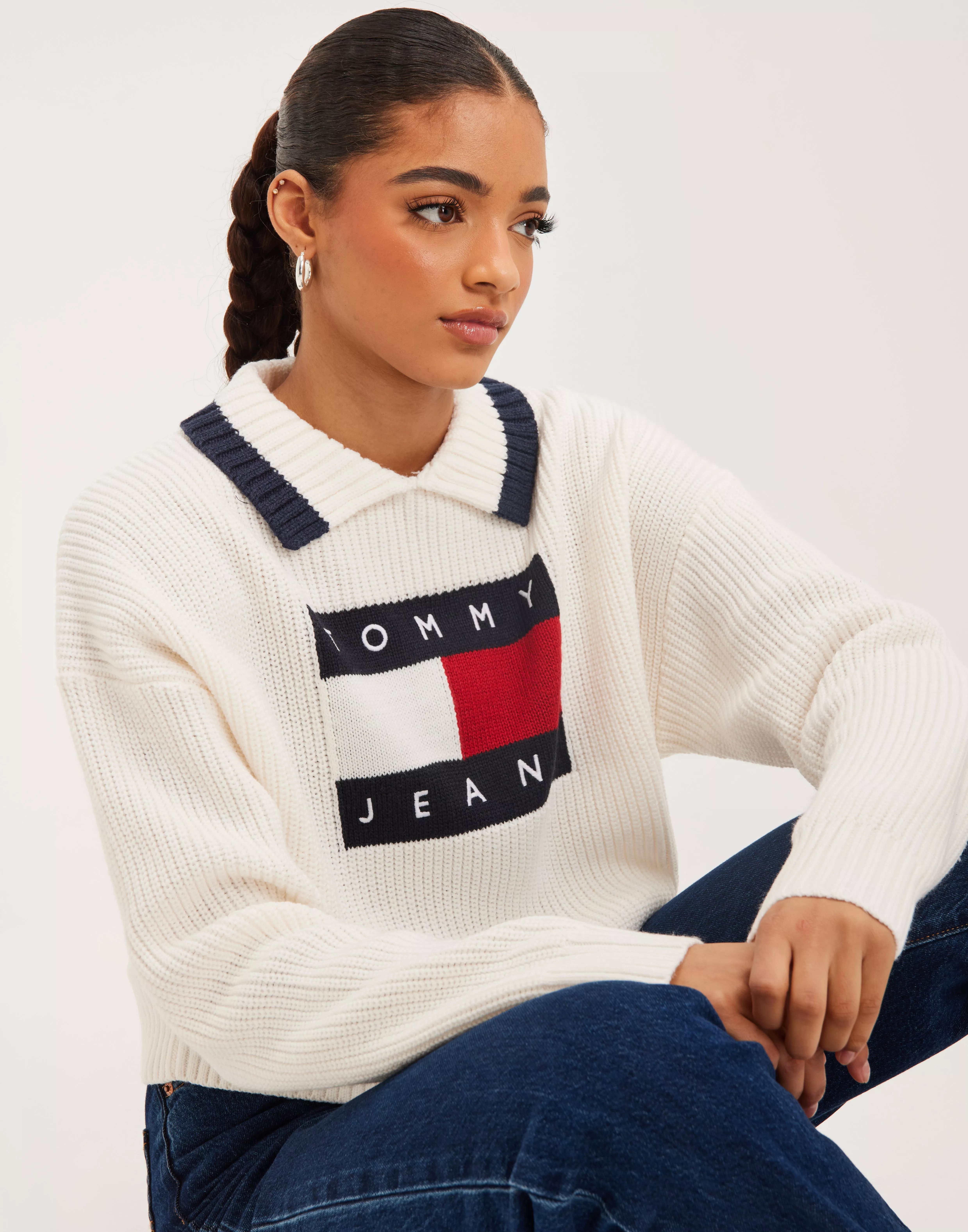 Tommy store jean sweater