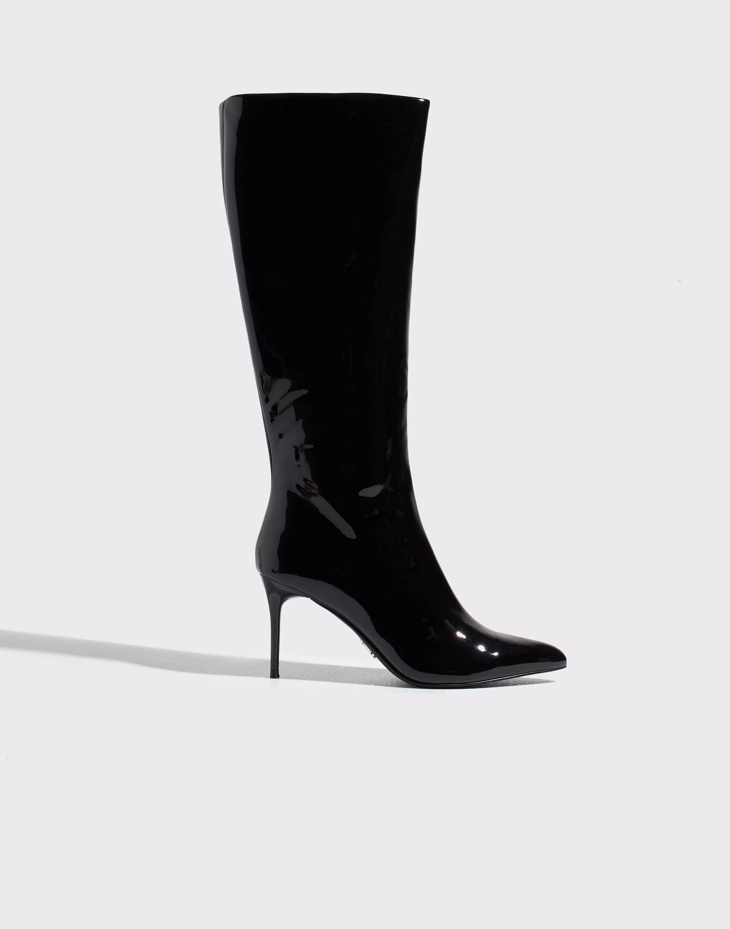 Steve madden outlet black patent boots