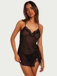 Trista Short Chemise and Thong Set