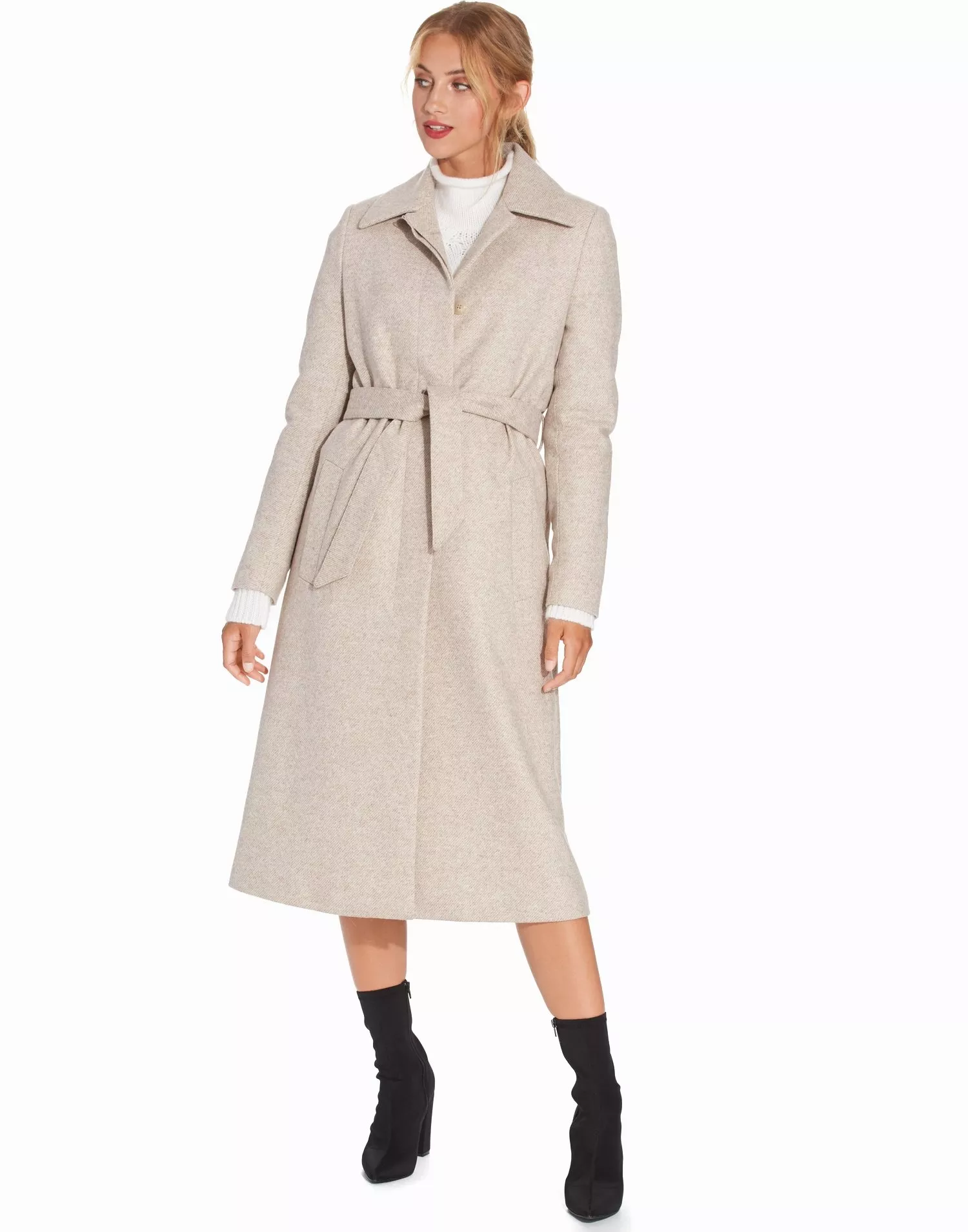 Filippa k iza store wool belt coat