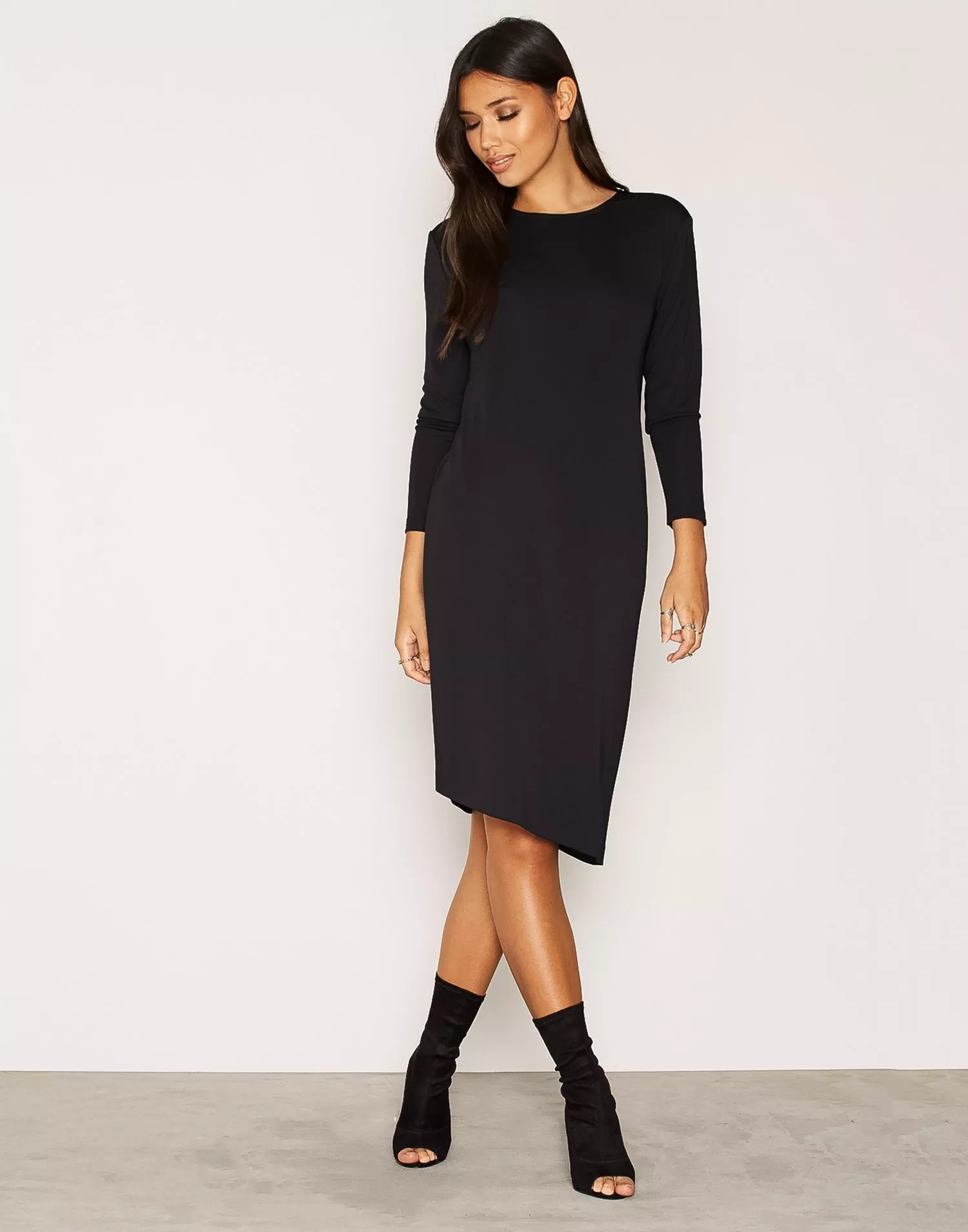 Buy K Jersey Tunic Dress - Black | Nelly.com