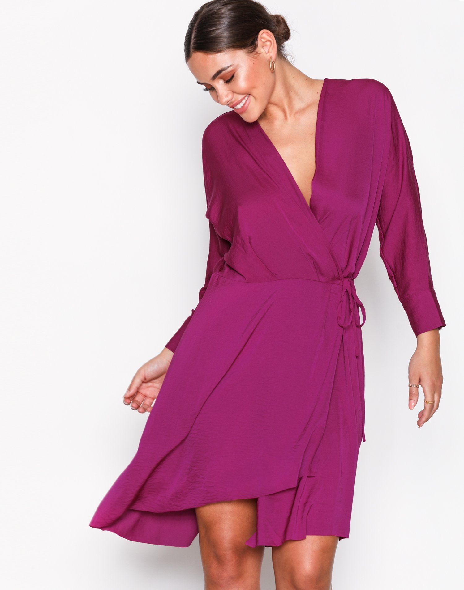 filippa k slinky wrap dress