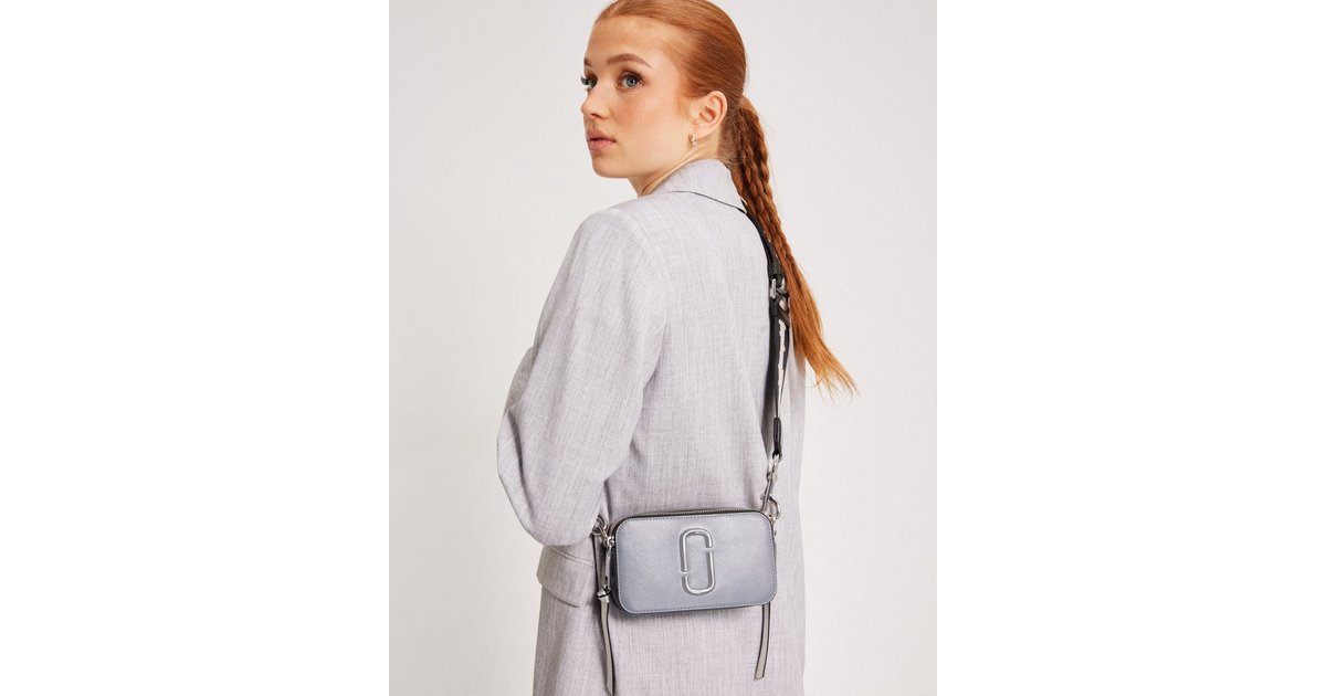 Marc Jacobs Grey Teddy 'The Snapshot' Bag