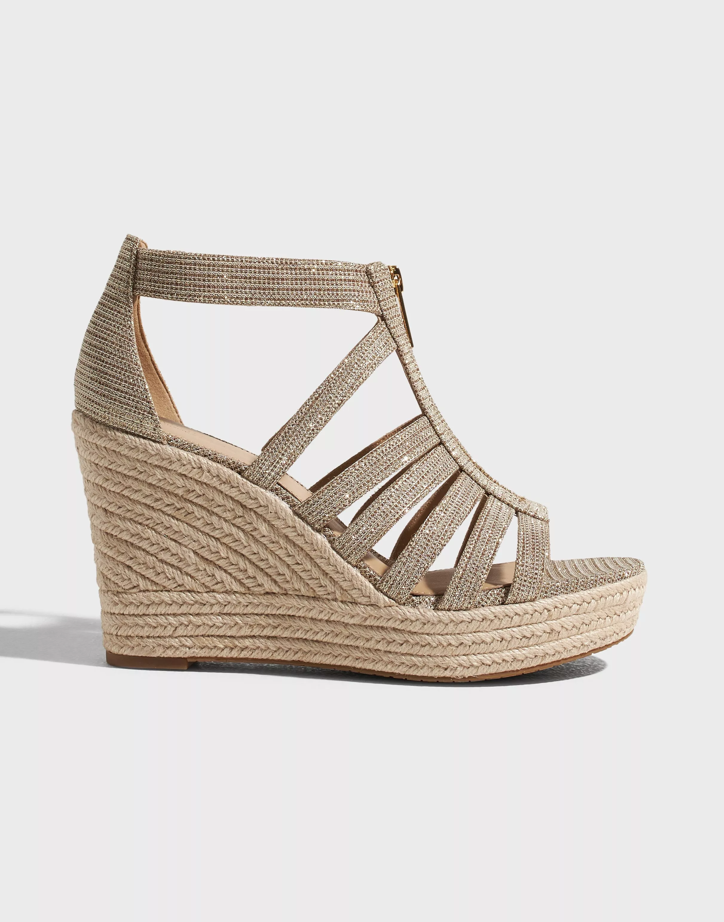 Michael kors wedge sandals 2024 gold