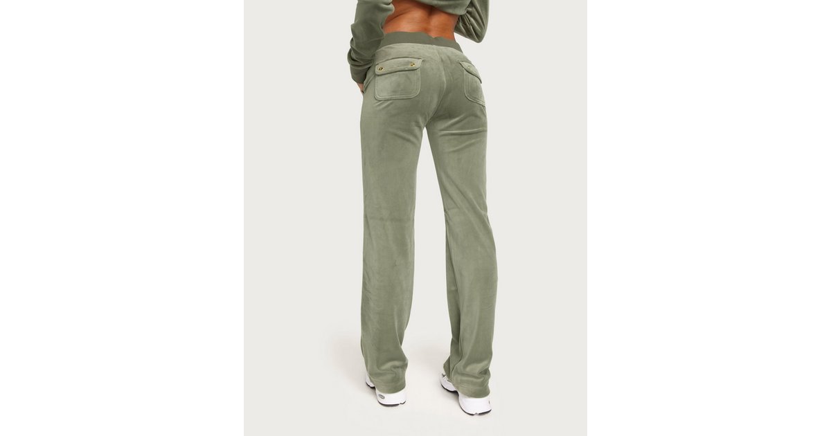 Buy Juicy Couture Del Ray Classic Velour Pant Pocket Design GOLD