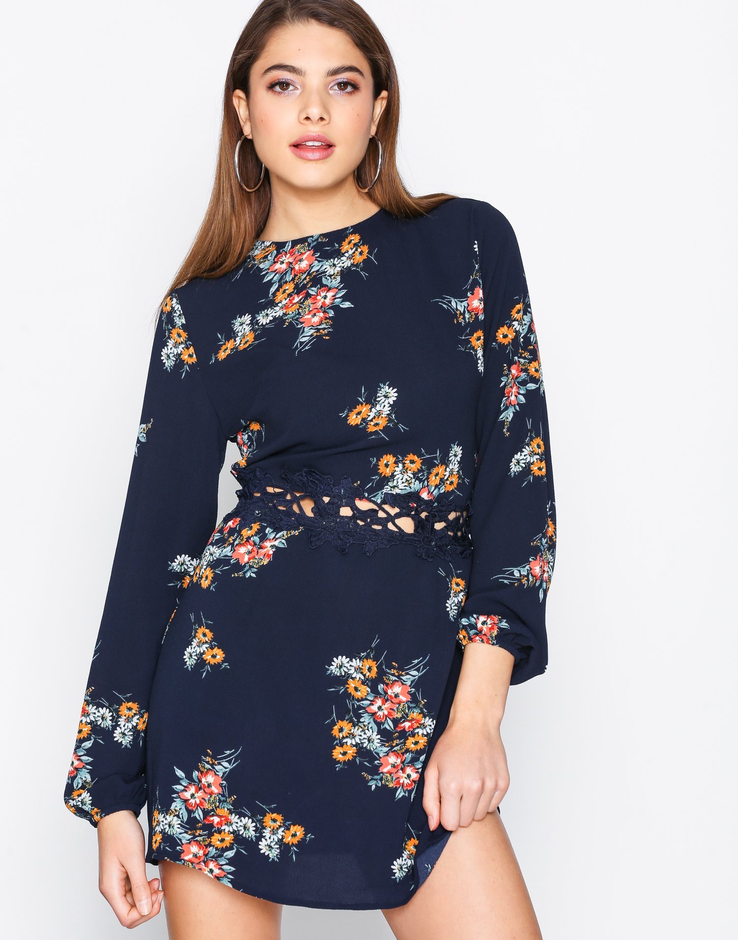 Long Sleeve Floral Dress