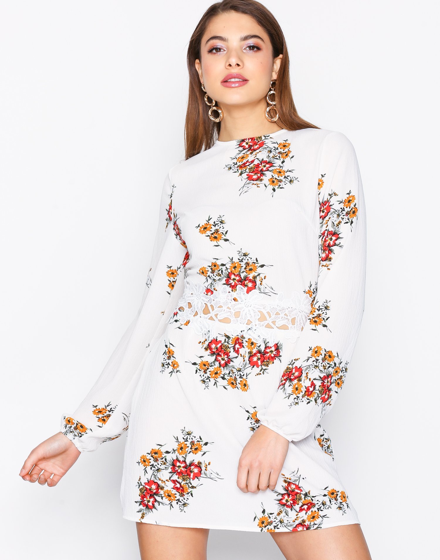 Long Sleeve Floral Dress