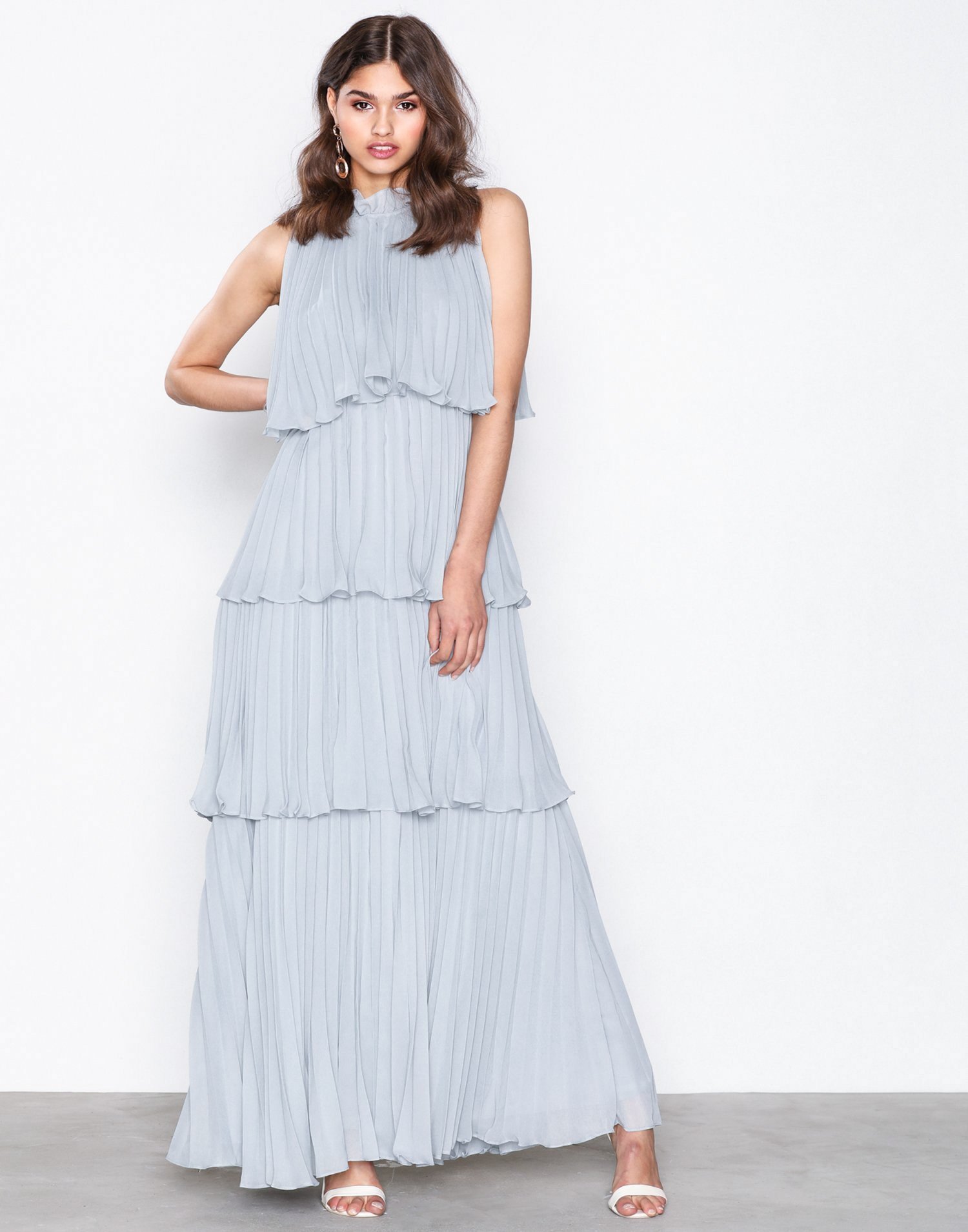 High Neck Frill Dress